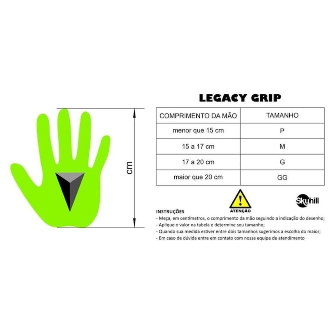 Luvas Hand Grip Skyhill Legacy Competition - Foto 3