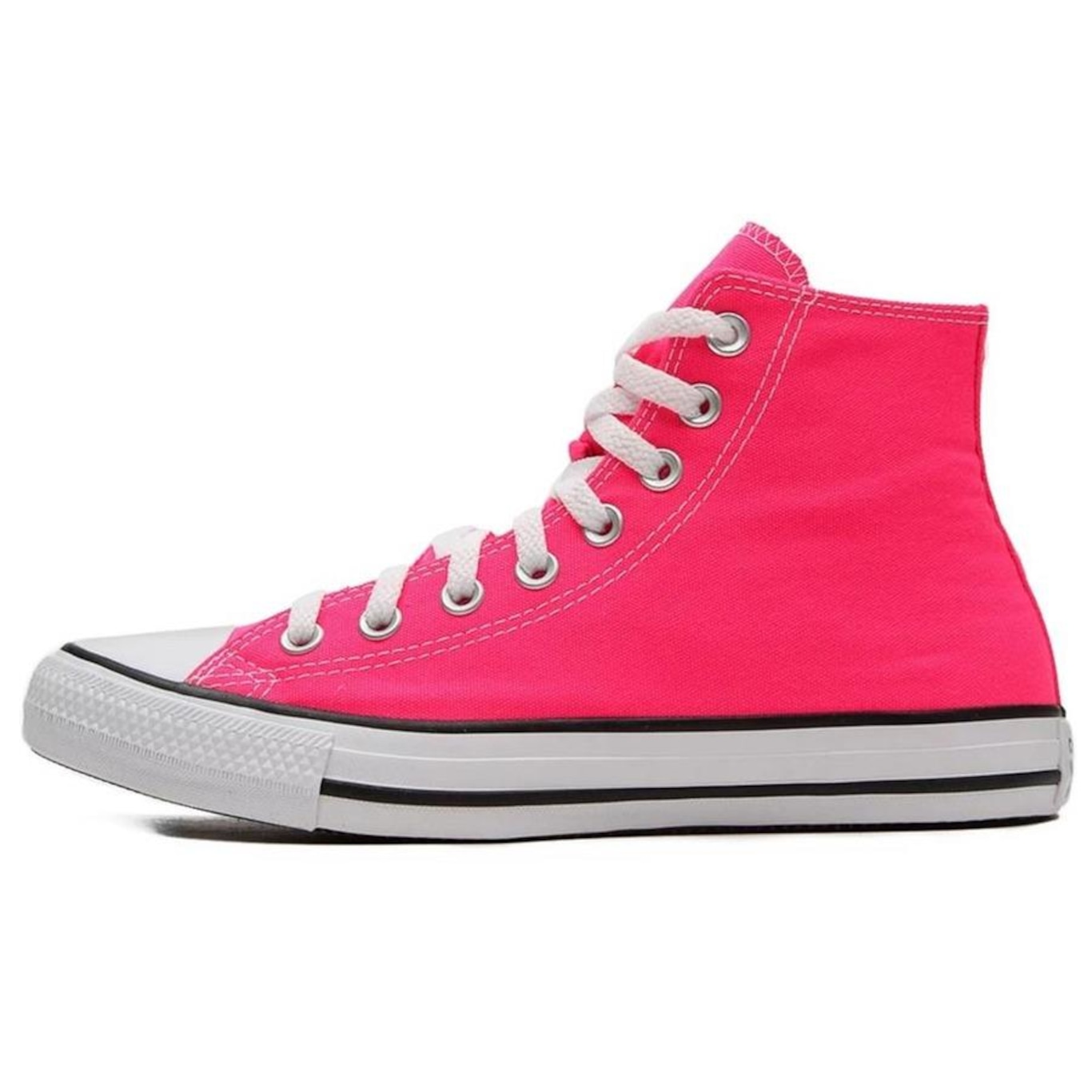 Tênis Infantil All Star Converse Chuck Taylor Hi Rosa Choque