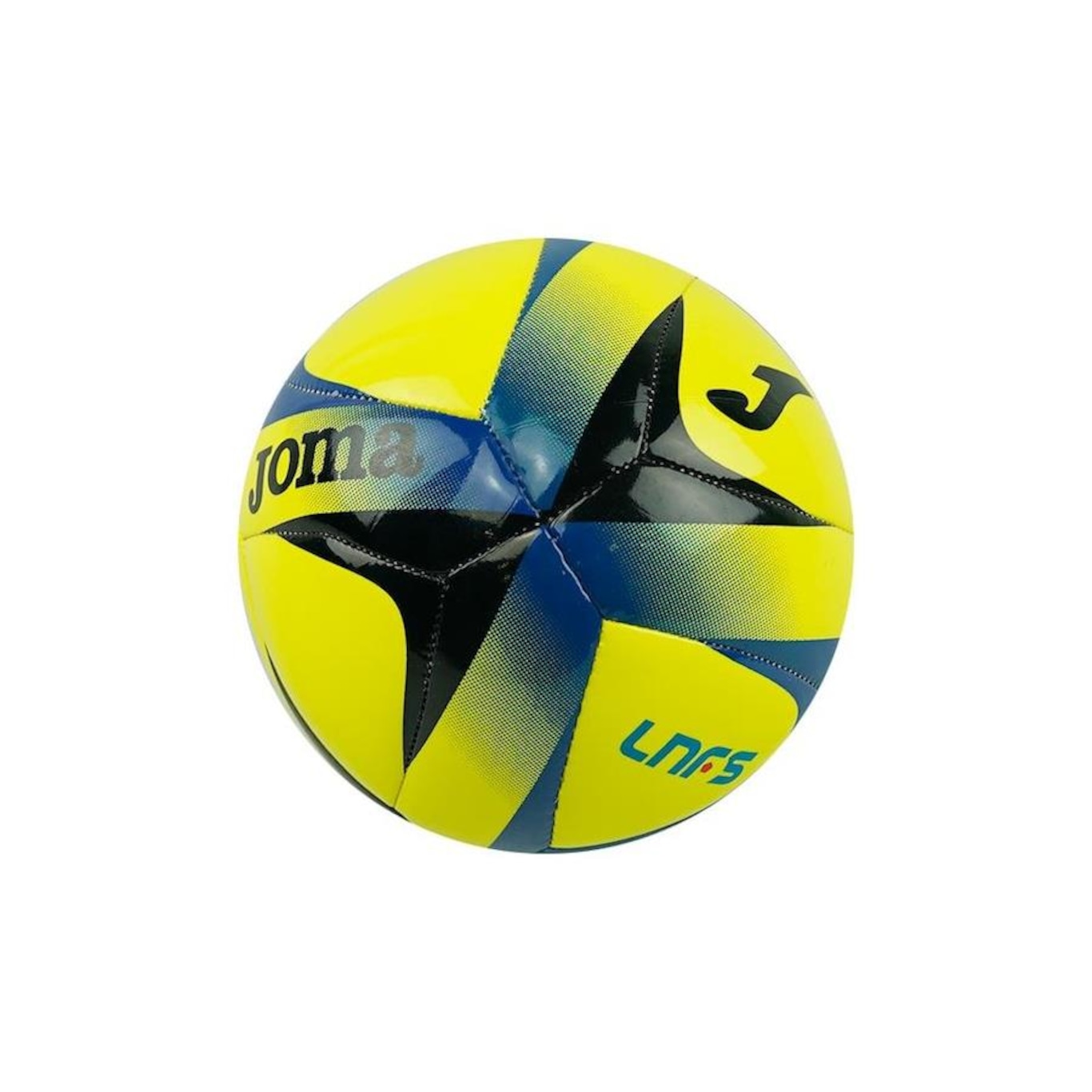 BOLA DE FUTSAL CN AGUILA LNFS TAMANHO 62 AMARELO PRETO E AZUL JOMA