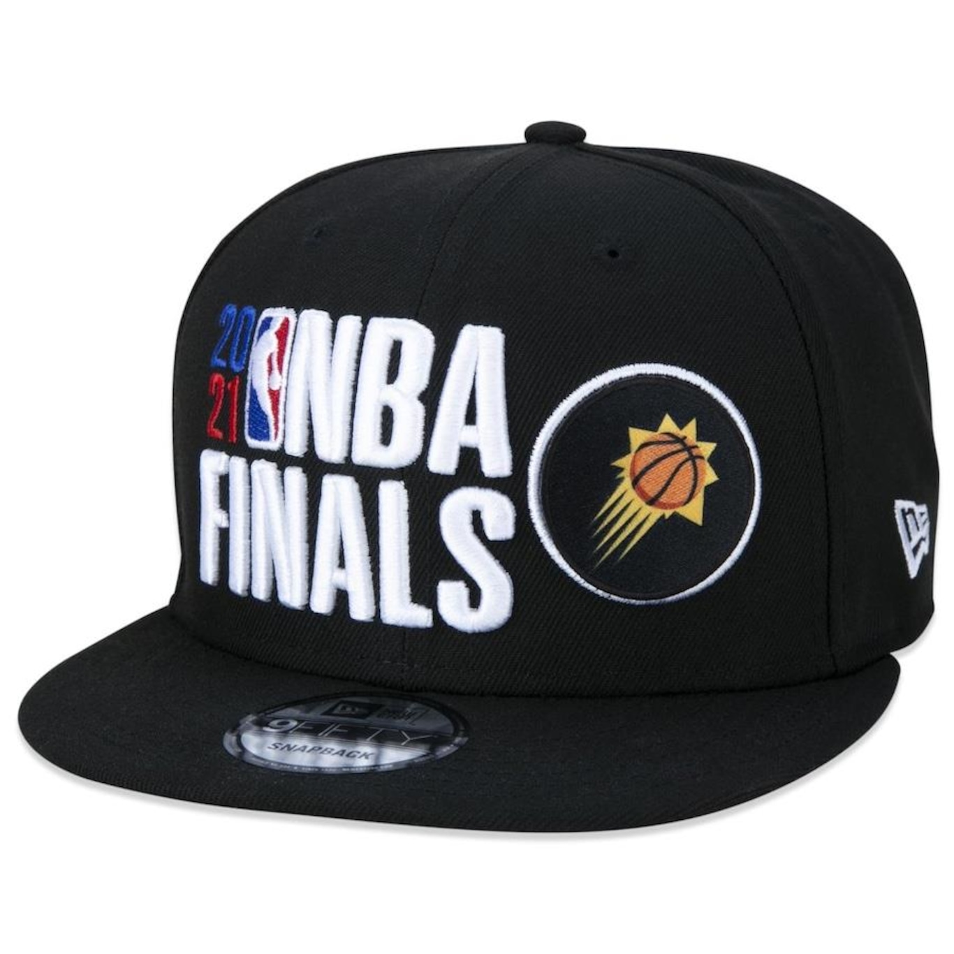 Boné Aba Reta New Era 9Fifty Phoenix Suns NBA Finals Oficial de Quadra 2021 - Snapback - Adulto - Foto 1