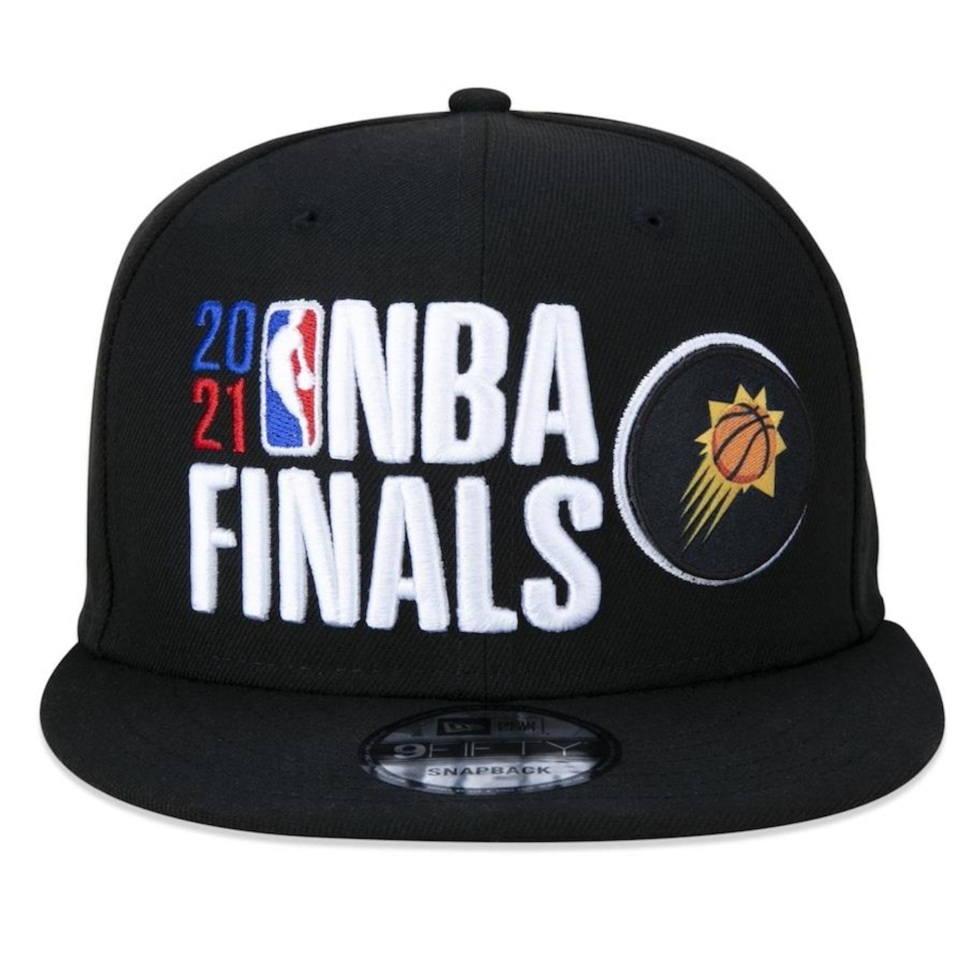 Boné Aba Reta New Era 9Fifty Phoenix Suns NBA Finals Oficial de Quadra 2021 - Snapback - Adulto - Foto 2