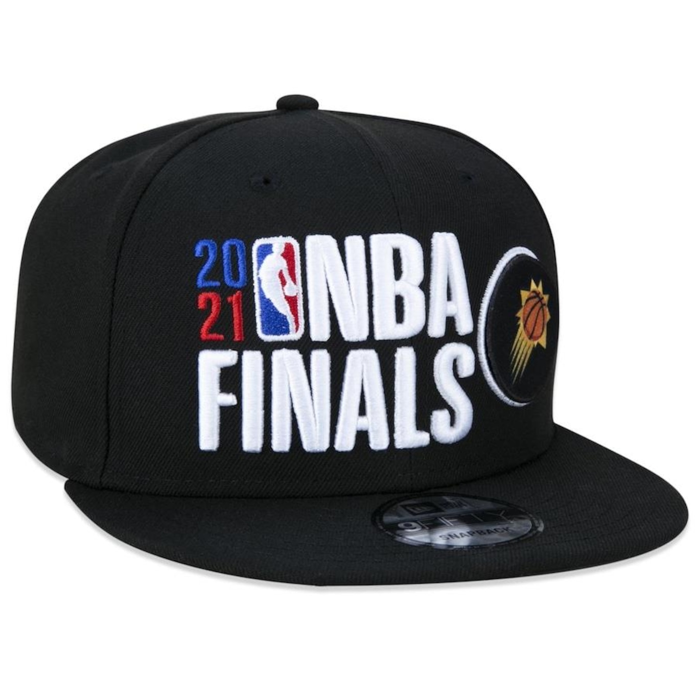 Boné Aba Reta New Era 9Fifty Phoenix Suns NBA Finals Oficial de Quadra 2021 - Snapback - Adulto - Foto 3