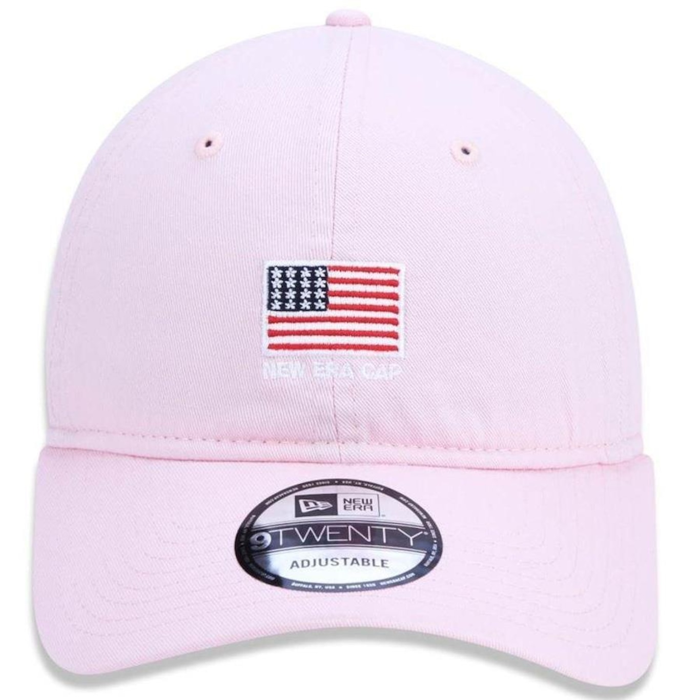 Boné Aba Curva New Era 920 Mini Flag EUA - Strapback - Adulto - Foto 2