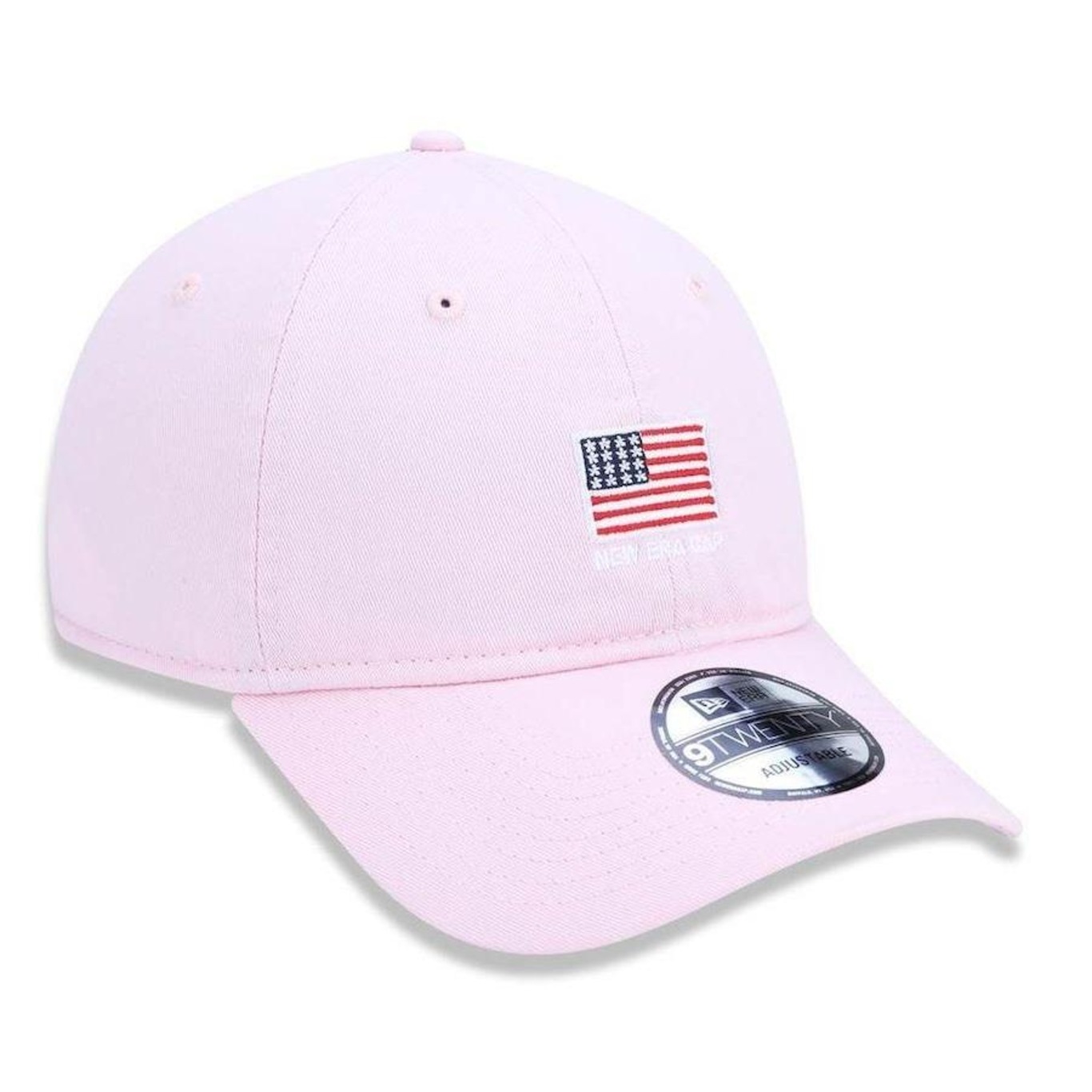 Boné Aba Curva New Era 920 Mini Flag EUA - Strapback - Adulto - Foto 3