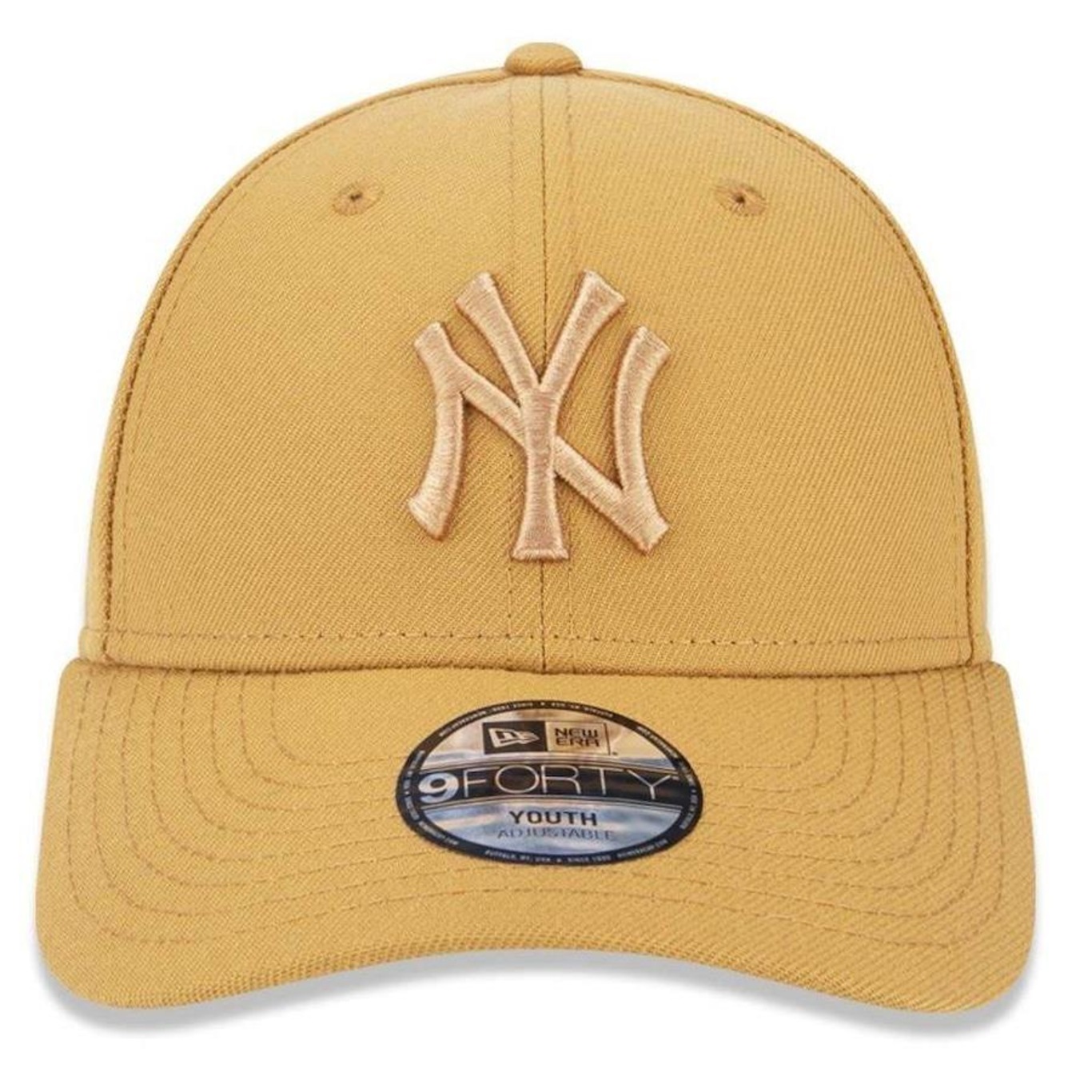 Boné Aba Curva New Era New York Yankees Kid 940 Pan Tonal - Ajustável - Infantil - Foto 3