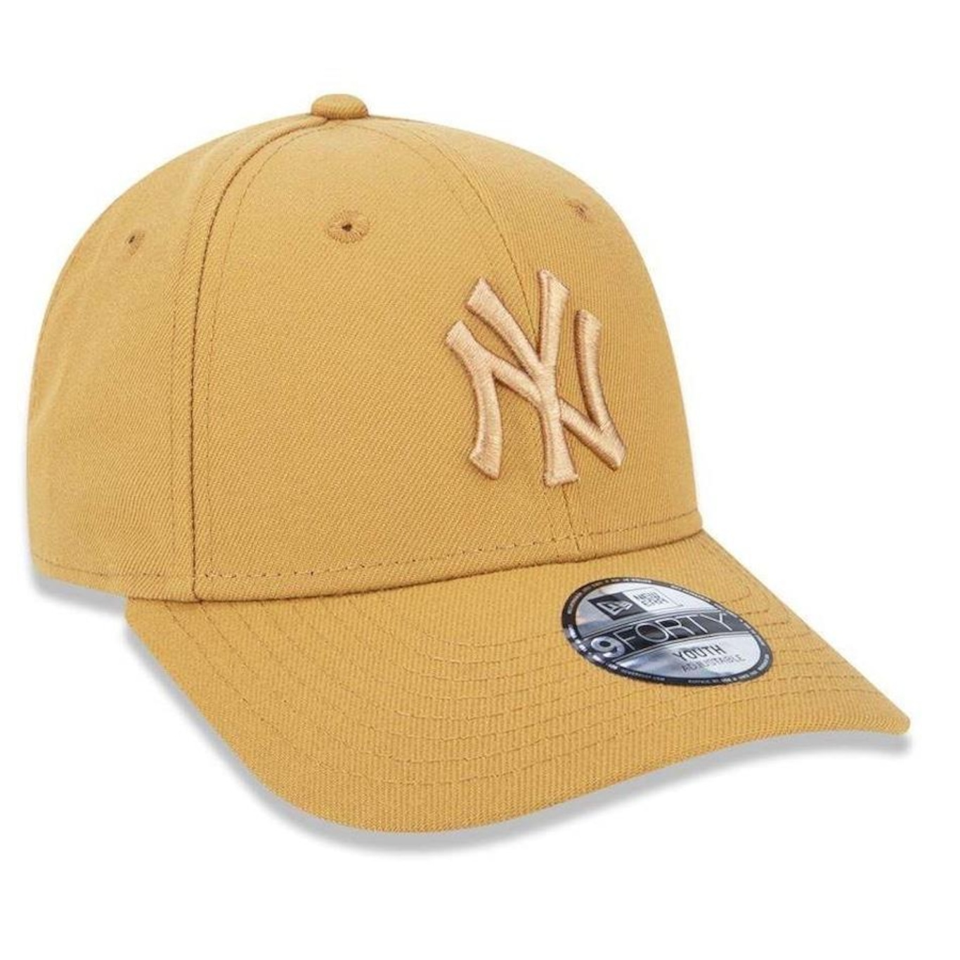 Boné Aba Curva New Era New York Yankees Kid 940 Pan Tonal - Ajustável - Infantil - Foto 4