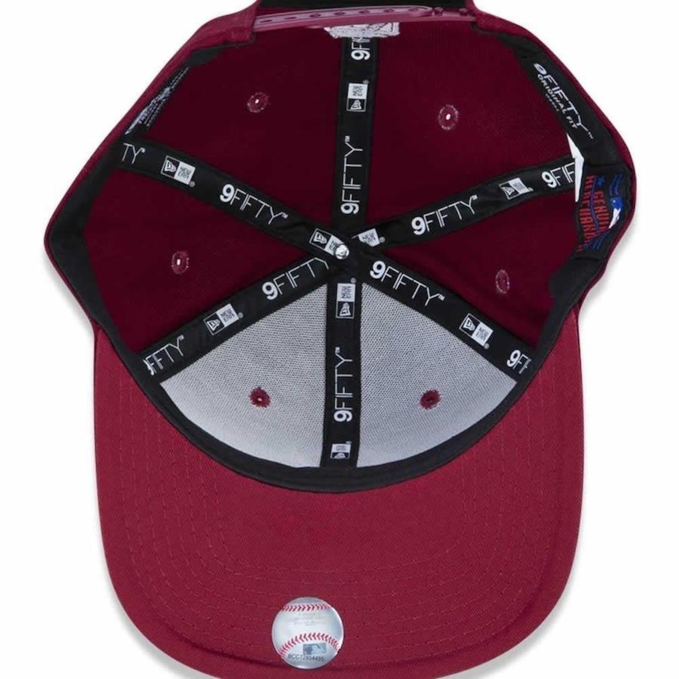 Boné Aba Reta New Era New York Yankees 950 White On Cardinal MLB - Snapback - Adulto - Foto 4