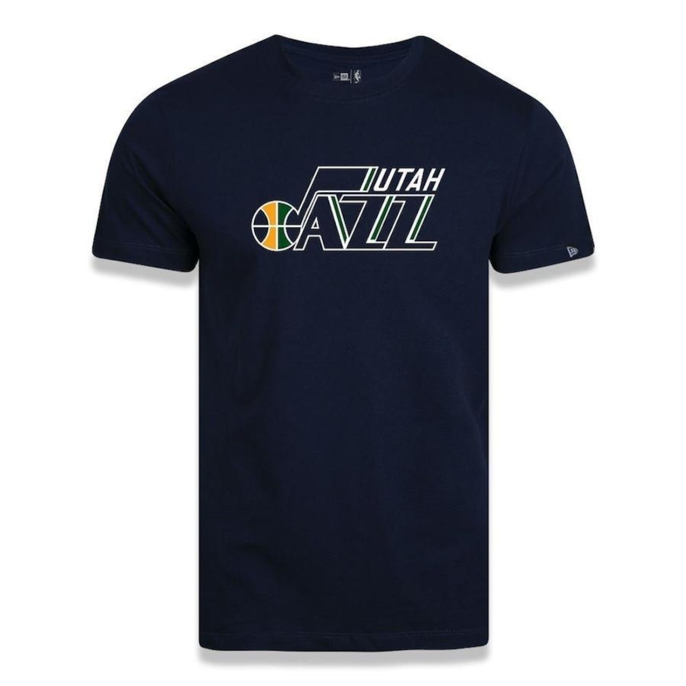 Camiseta New Era Utah Jazz Basic Logo NBA - Masculina - Foto 1