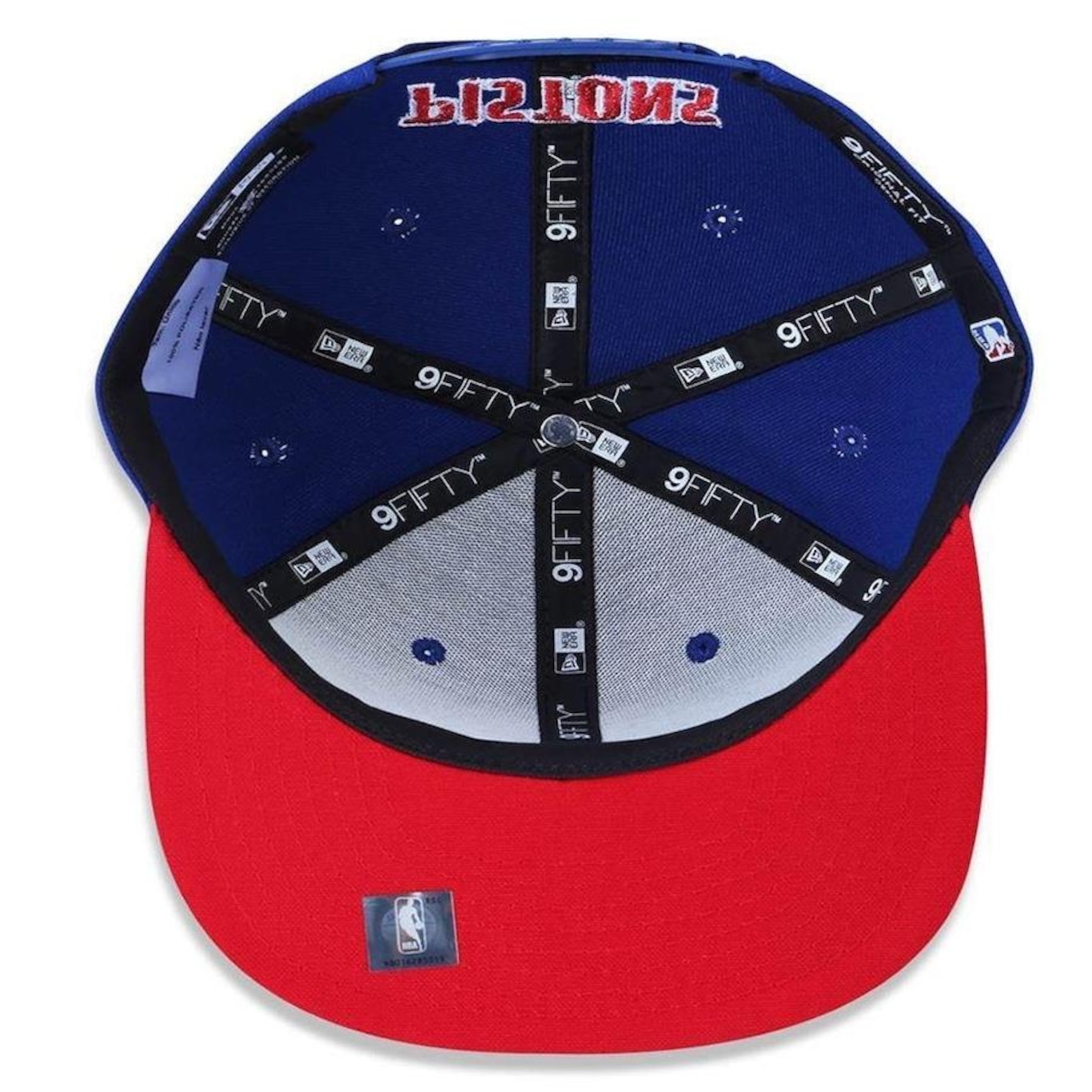 Boné Aba Reta New Era Detroit Pistons 950 Primary - Snapback - Adulto - Foto 5