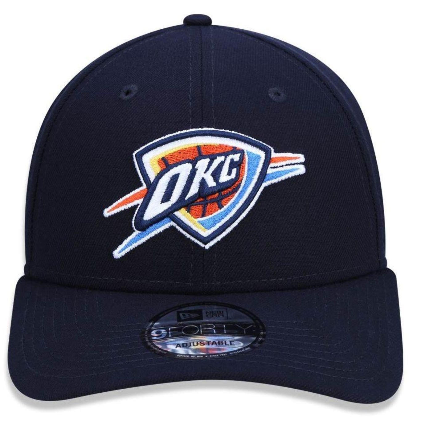 Boné Aba Curva New Era Oklahoma City Thunder 940 Primary - Snapback - Adulto - Foto 3