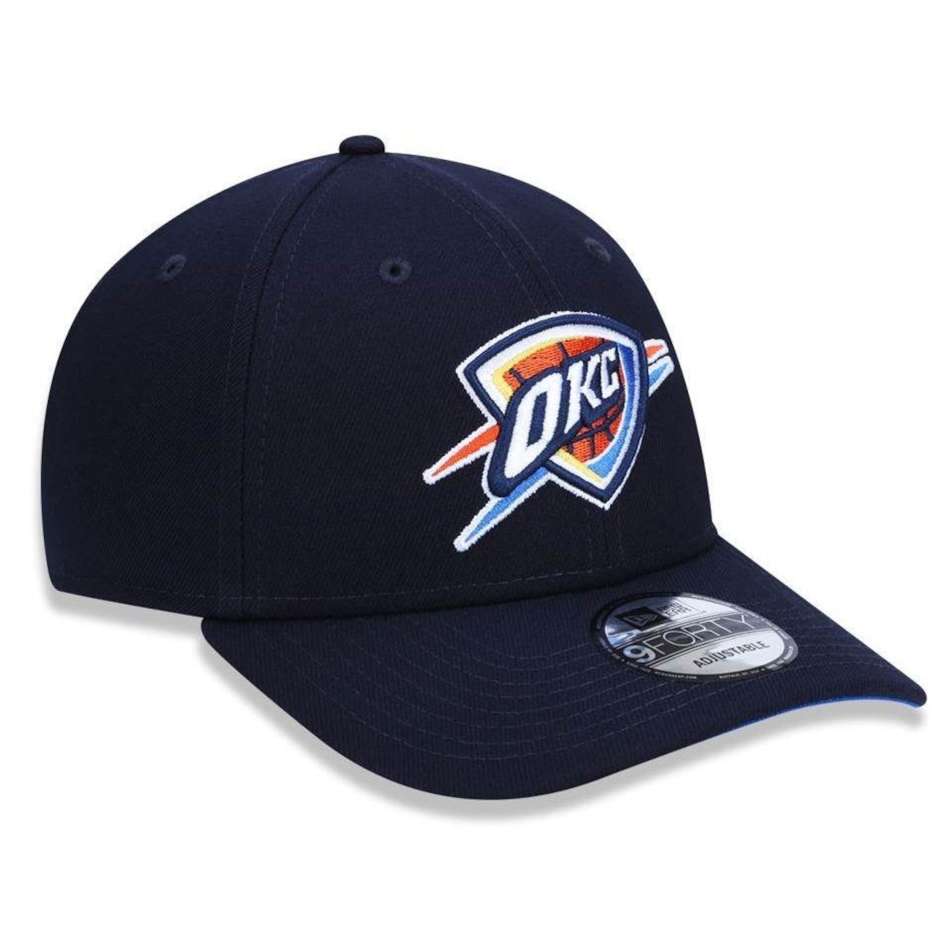 Boné Aba Curva New Era Oklahoma City Thunder 940 Primary - Snapback - Adulto - Foto 4