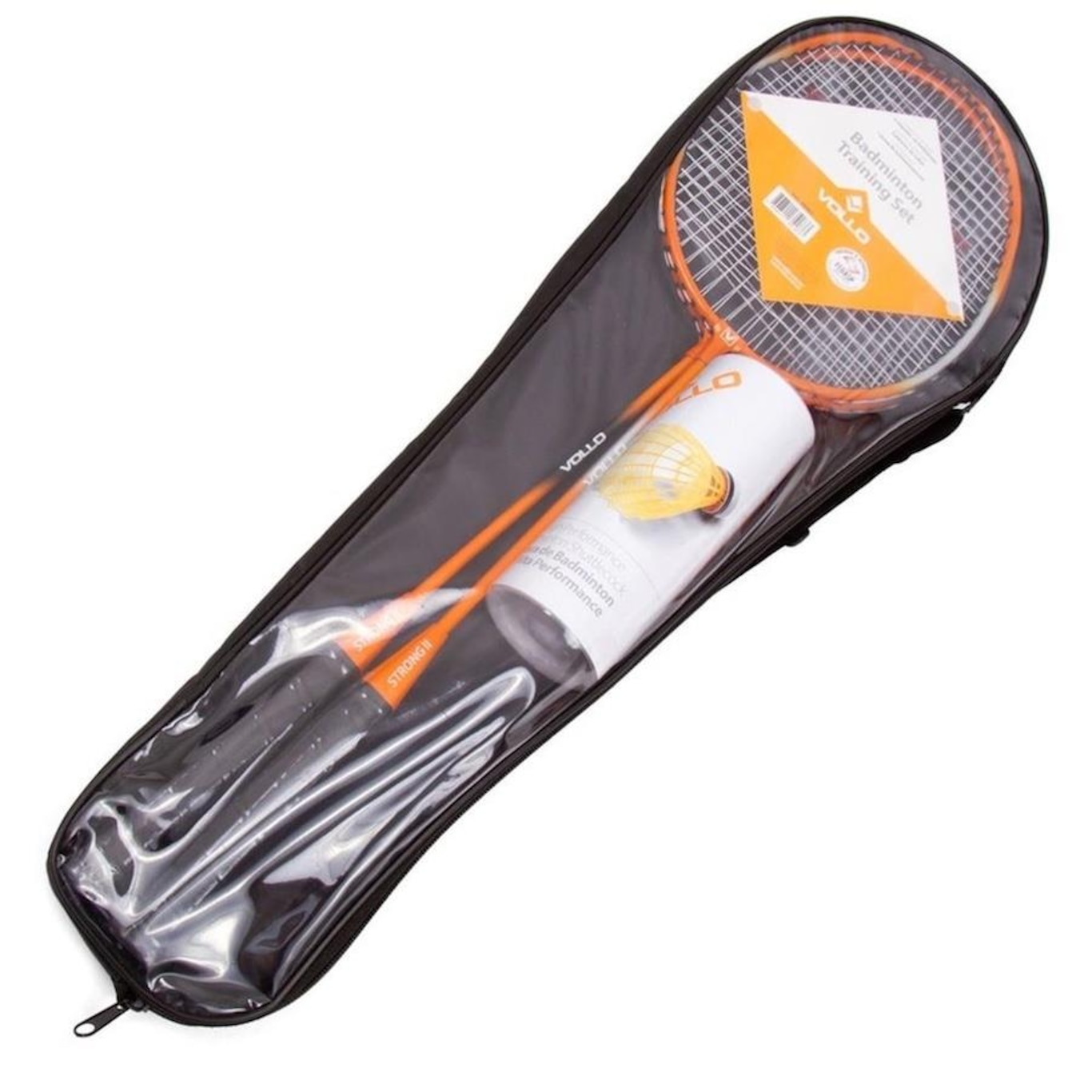 Kit Badminton Vollo: 2 Raquetes e 3 Petecas + Bolsa - Foto 2