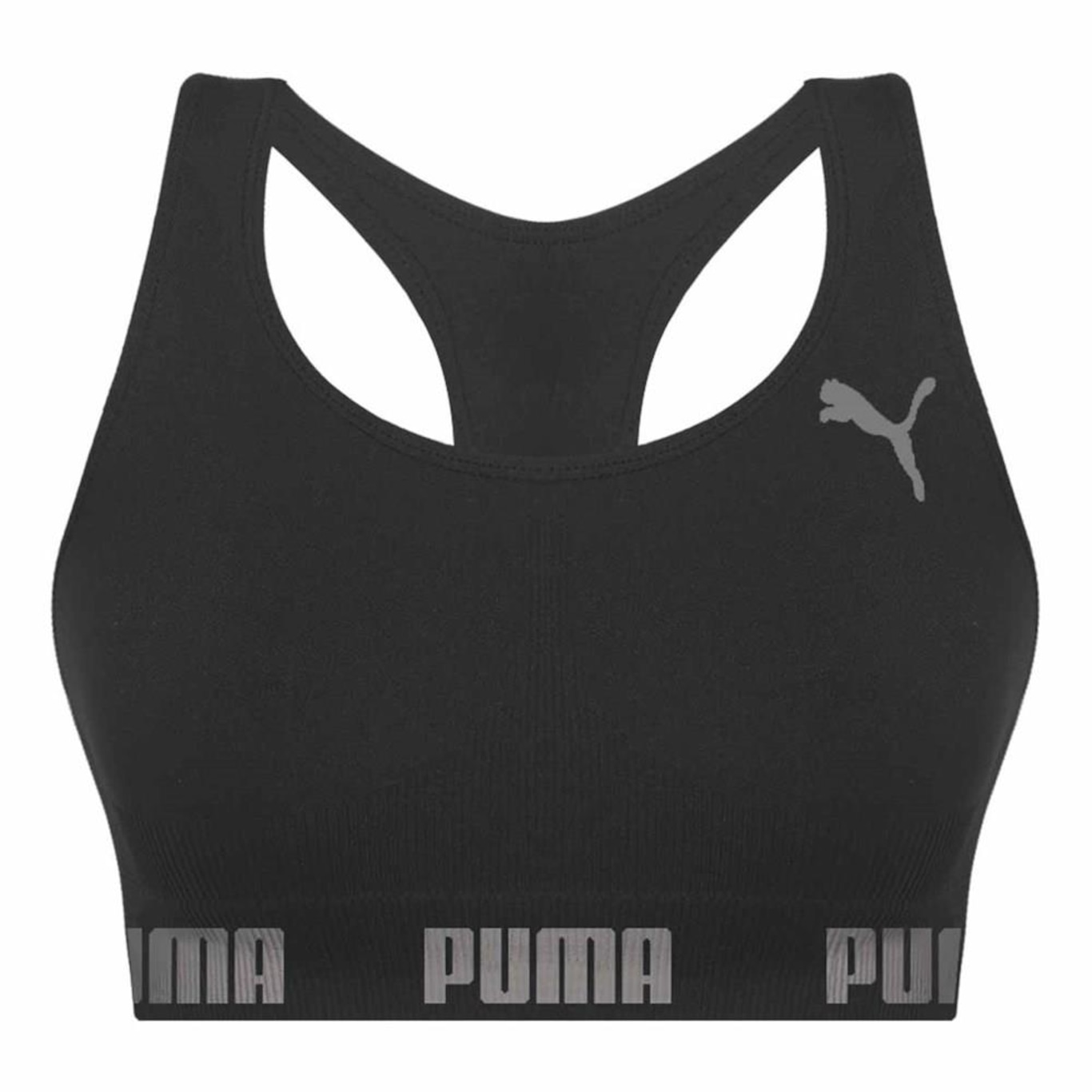 Kit Top Puma Nadador Sem Costura - Feminino - 3 Unidades - Foto 2