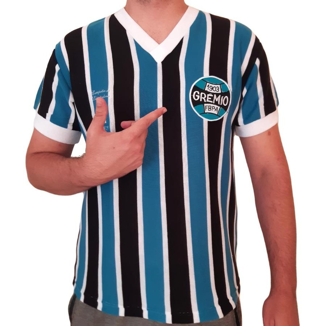 Camiseta do Grêmio Oldoni Sports Retrô Libertadores 1983 Oficial ...