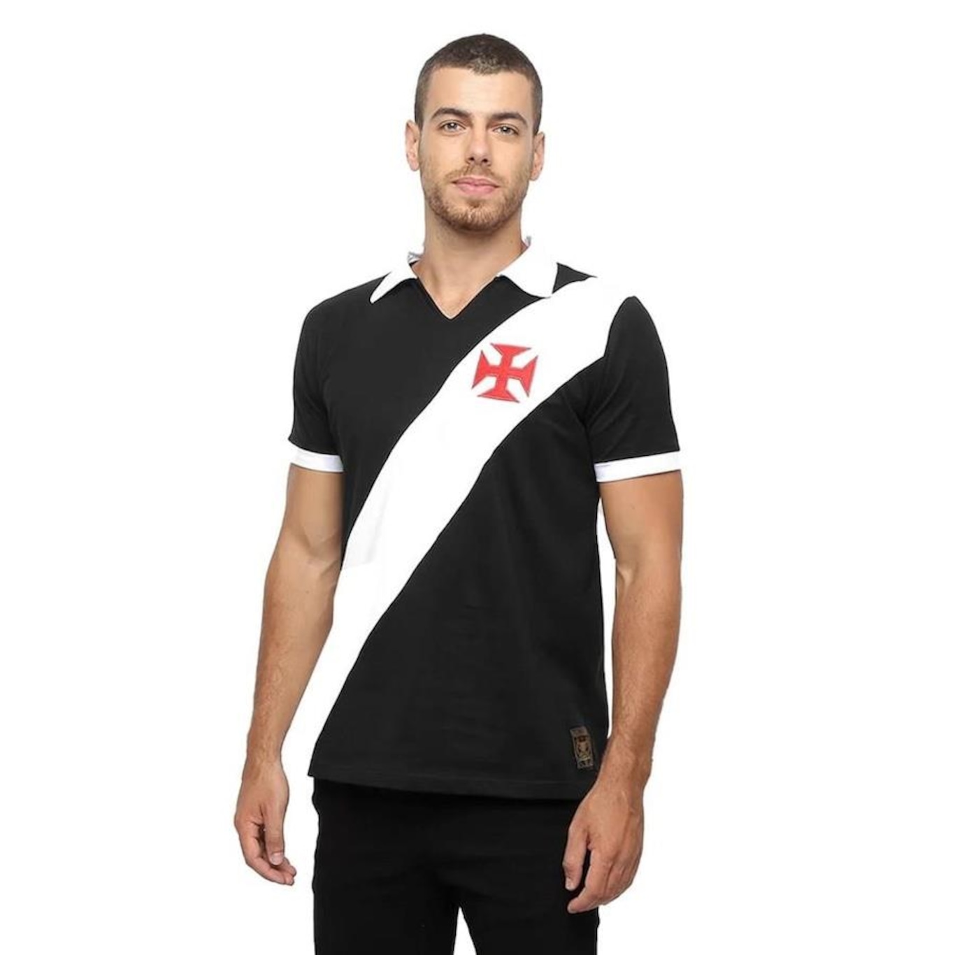 Camisa Polo do Vasco Braziline Paris - Masculina - Foto 1