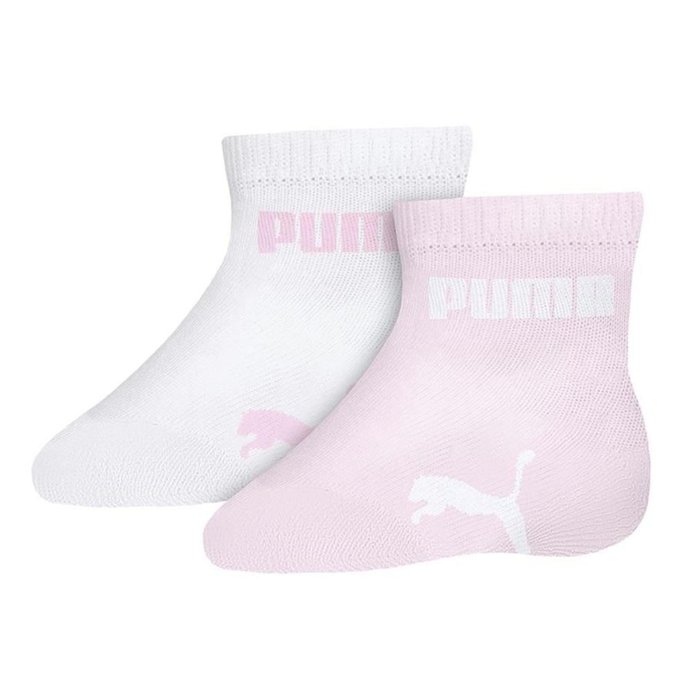 Kit Meias Puma Bebê Cano Baixo - 2 Pares - Infantil - Foto 1