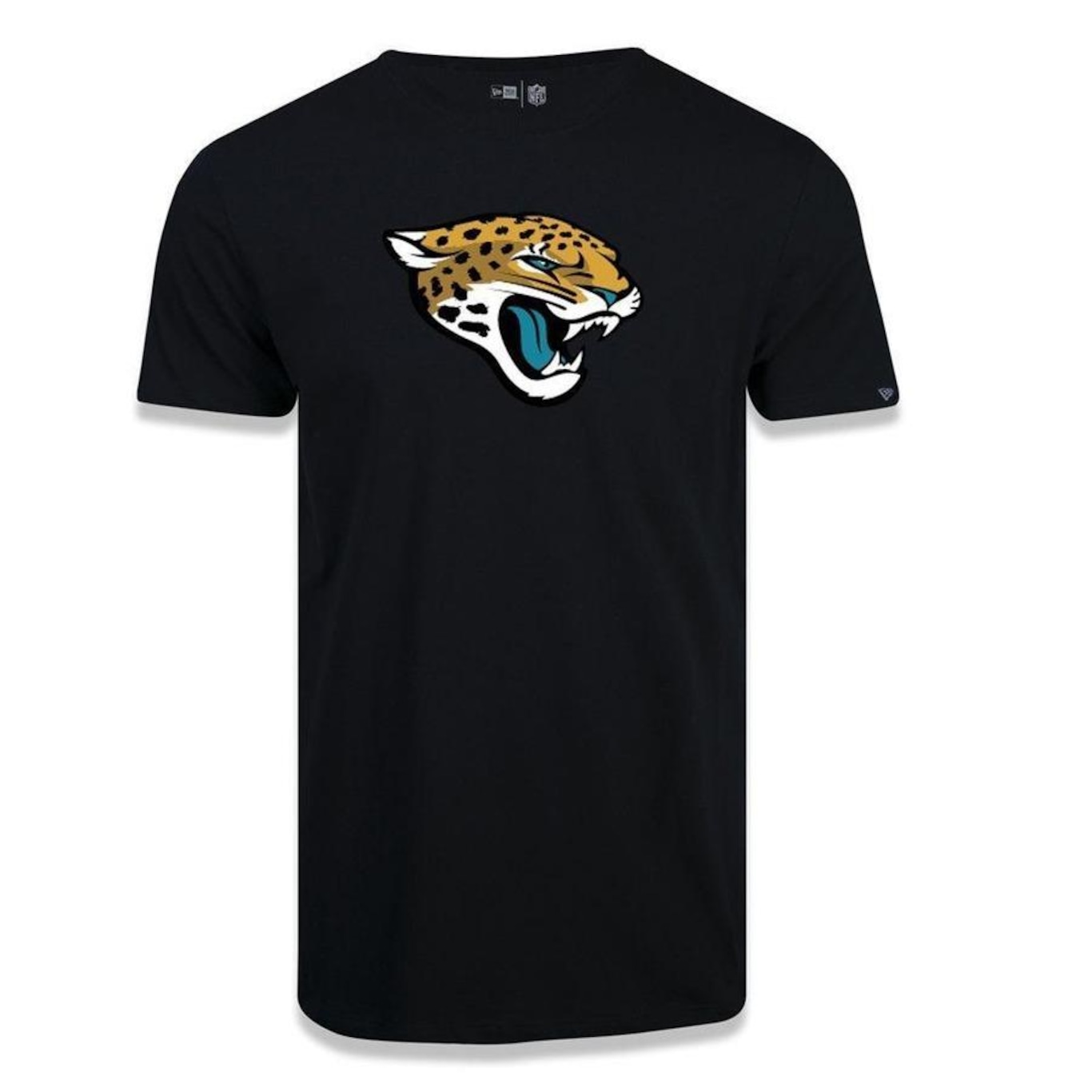 Camiseta New Era Masculina Jacksonville Jaguars Logo Time NFL - Foto 1