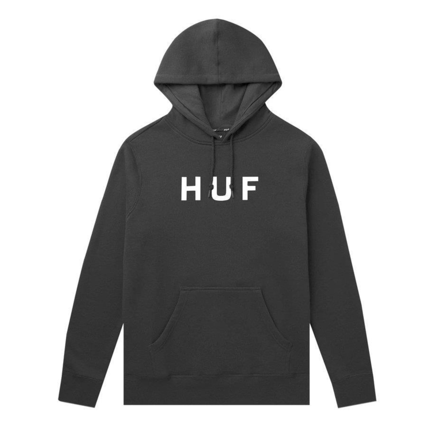 Blusão de Moletom com Capuz HUF Essentials Logo - Masculino - Foto 1