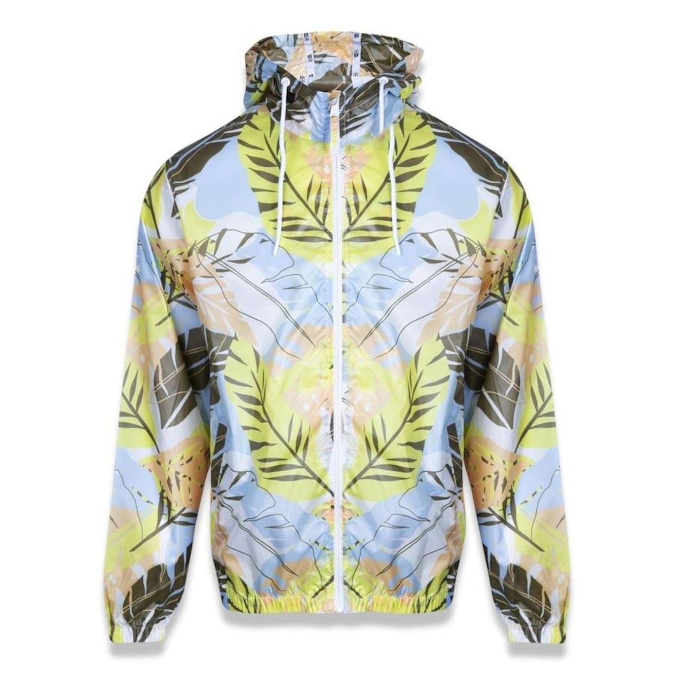 Jaqueta New Era Corta Vento Windbreaker Summer Times Tropical - Masculino - Foto 1