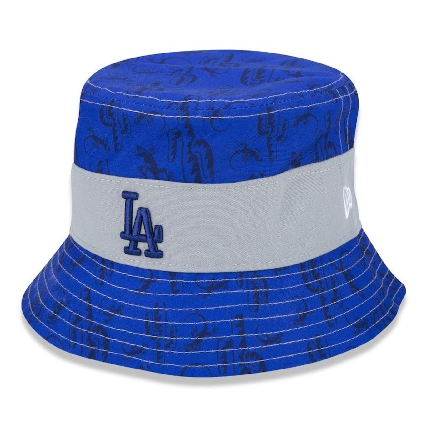 Chapéu Bucket New Era MLB Los Angeles Dodgers Spring Training - Infantil - Foto 1