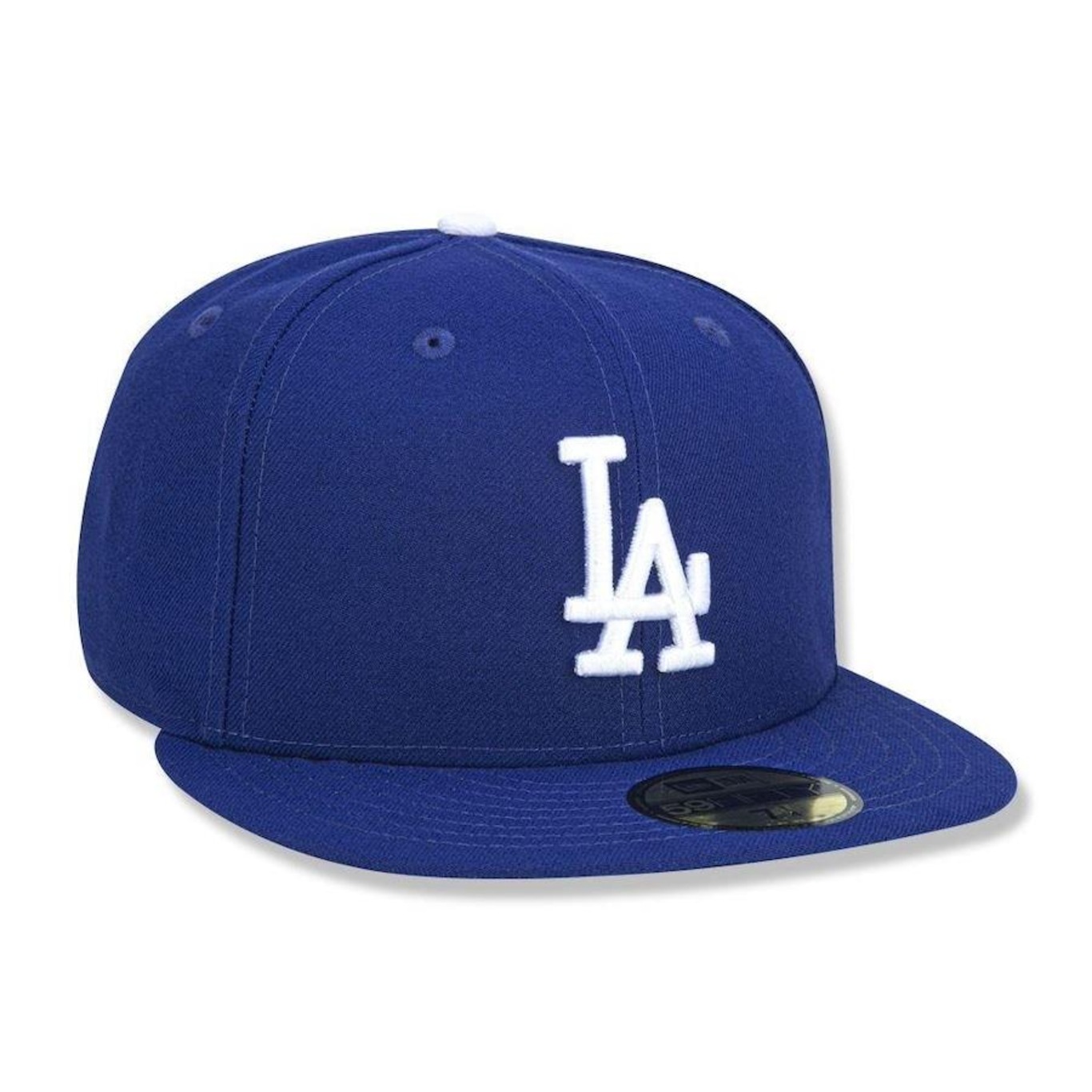 Boné Aba Reta New Era Los Angeles Dodgers 5950 Game Cap MLB - Fechado - Adulto - Foto 4