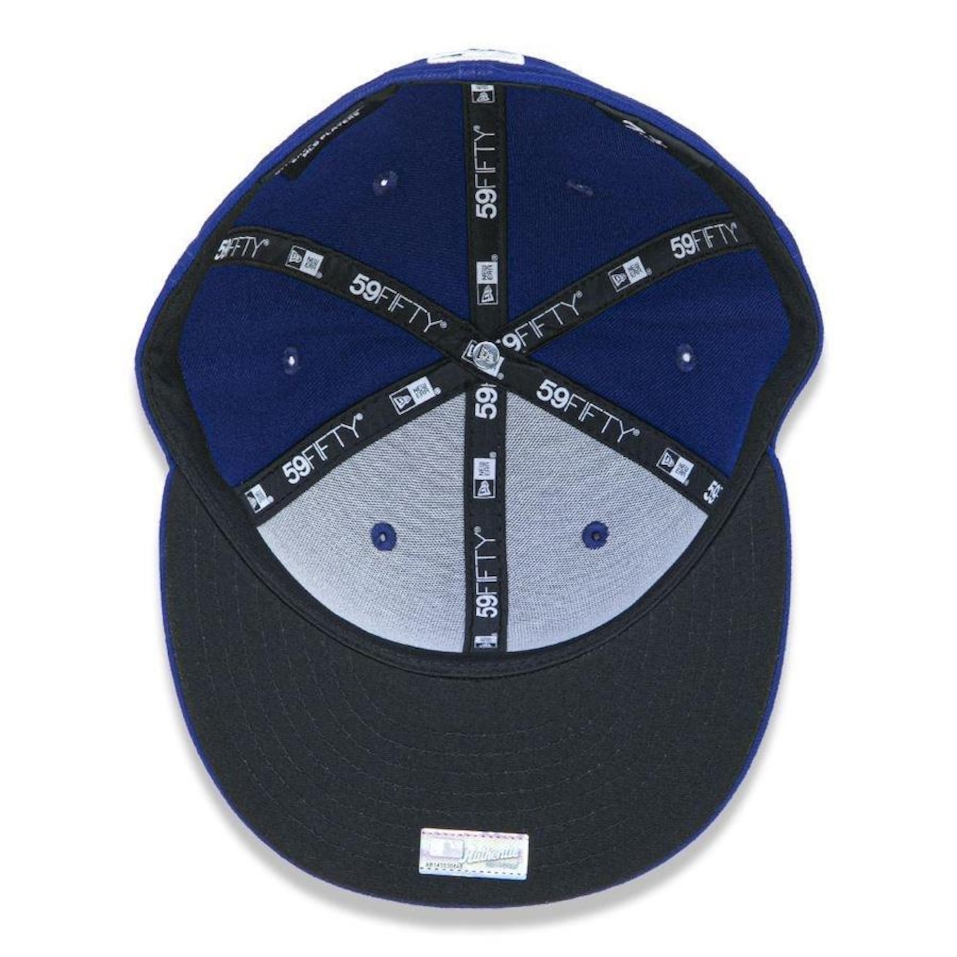 Boné Aba Reta New Era Los Angeles Dodgers 5950 Game Cap MLB - Fechado - Adulto - Foto 5