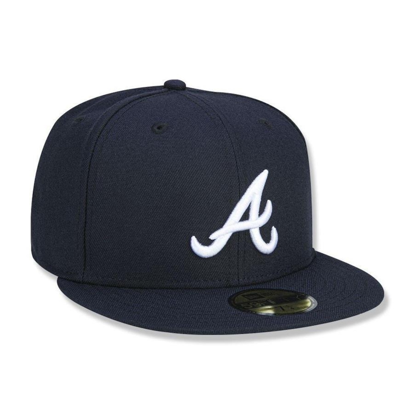 Boné Aba Reta New Era Atlanta Braves 5950 Game Cap - Fechado - Adulto - Foto 4