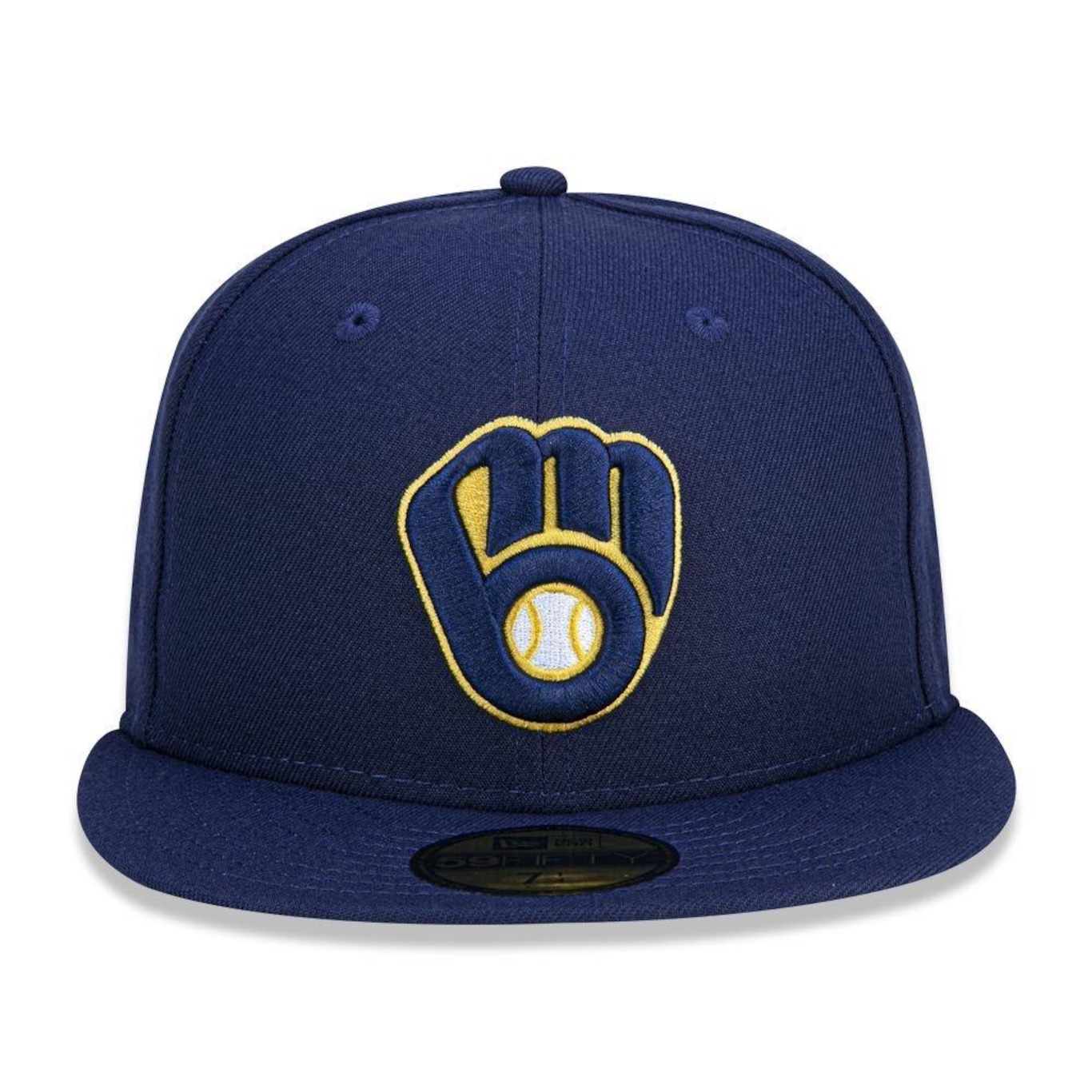 Boné Aba Reta New Era Milwaukee Brewers 5950 Game Cap - Fechado - Adulto - Foto 3