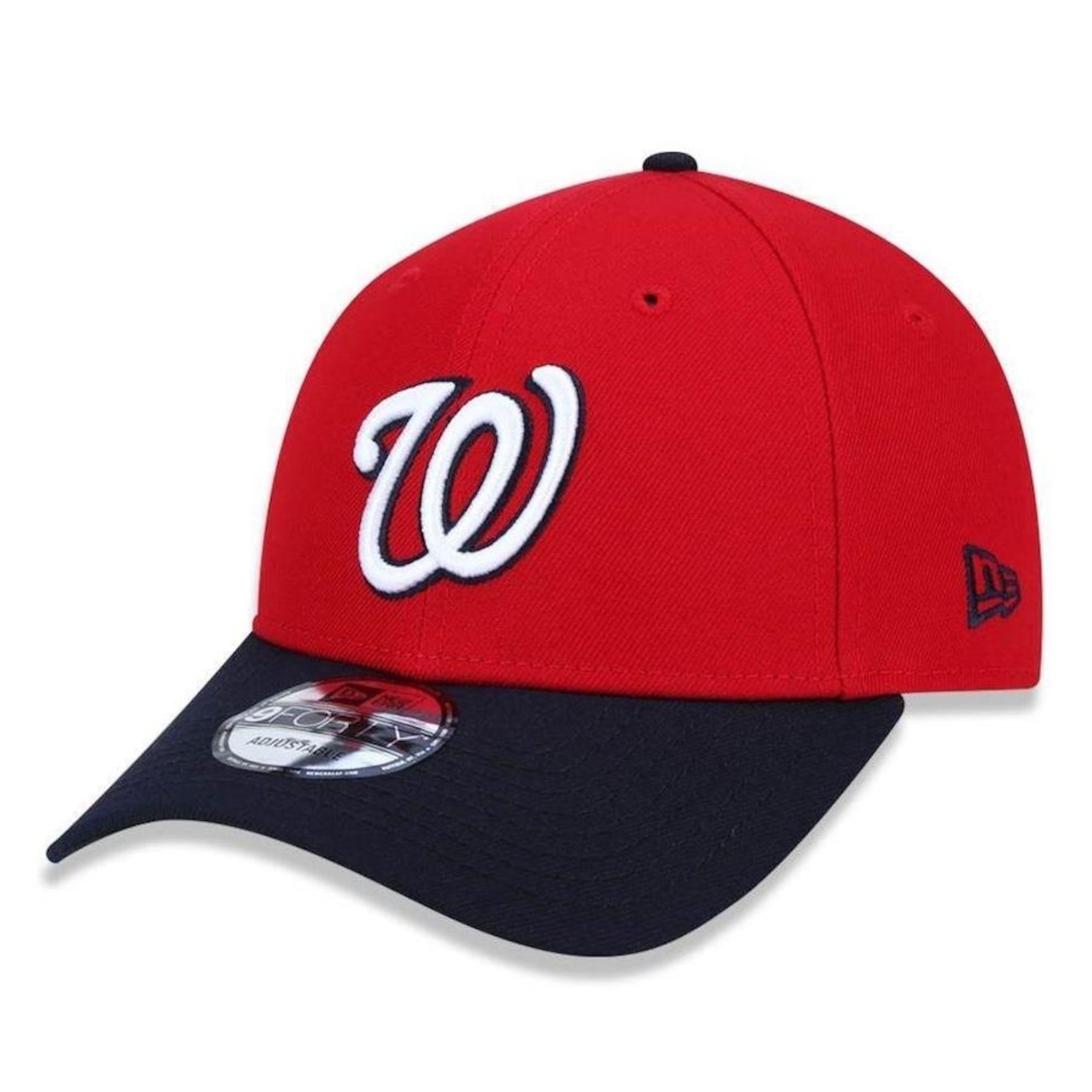 Boné Aba Curva New Era Washington Nationals 940 Team Color - Snapback - Adulto - Foto 1