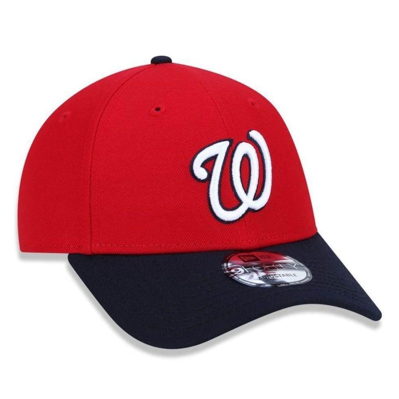 Boné Aba Curva New Era Washington Nationals 940 Team Color - Snapback - Adulto - Foto 4