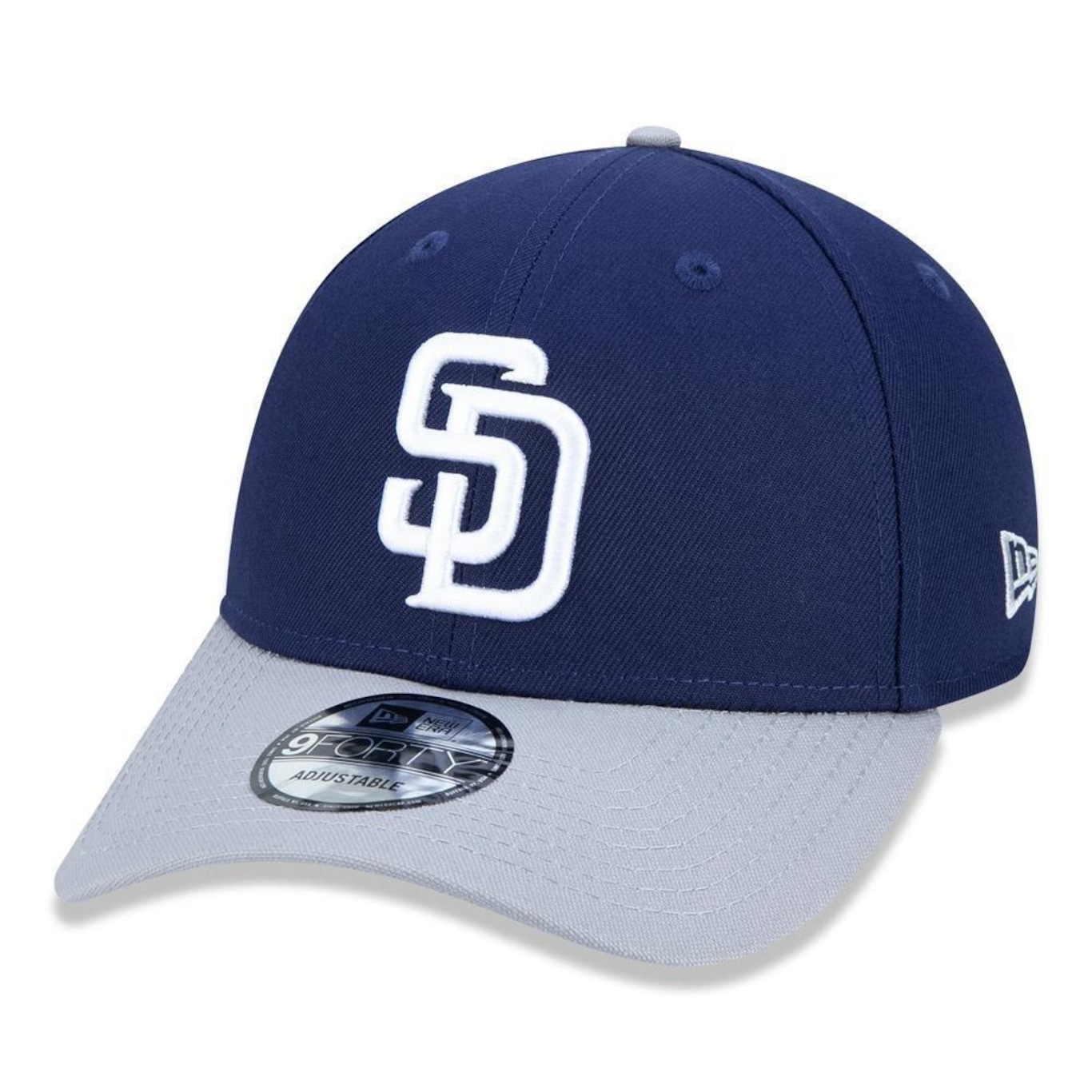 Boné Aba Curva New Era San Diego Padres 940 Team Color - Snapback - Adulto - Foto 1