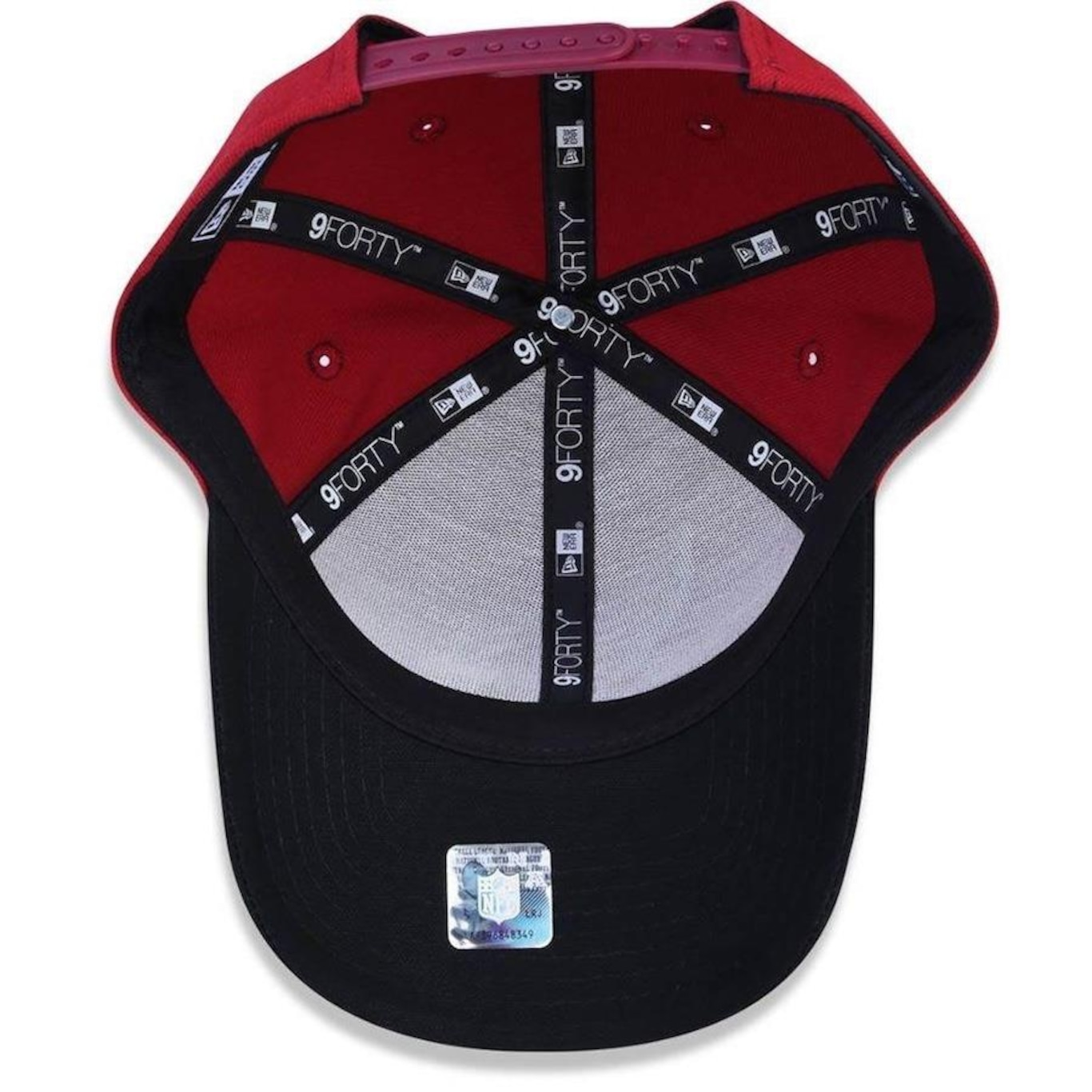 Boné Aba Curva New Era Arizona Cardinals 940 Snapback HC Basic  - Snapback - Adulto - Foto 5