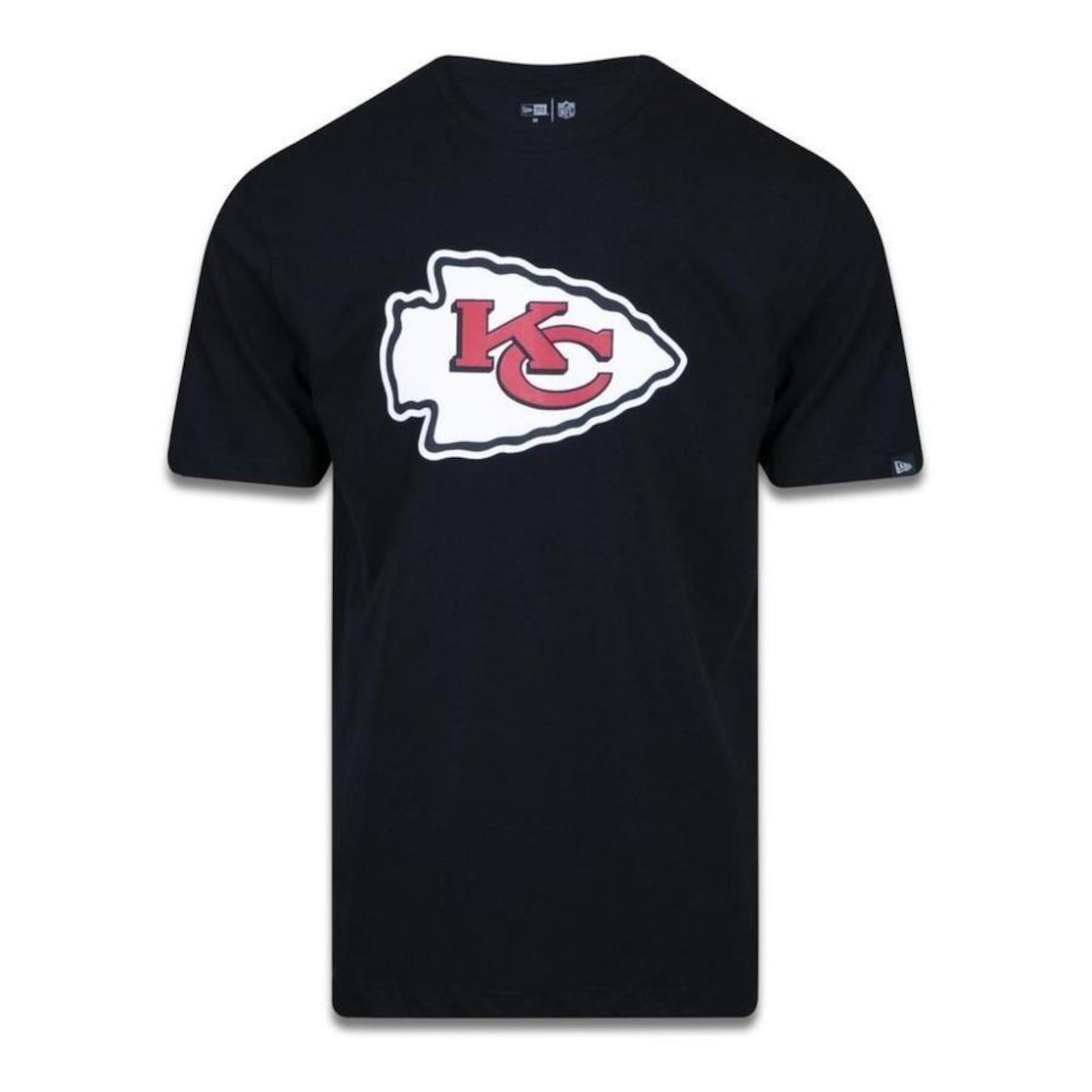 Camiseta New Era Masculina Kansas City Chiefs Logo Time NFL - Foto 1