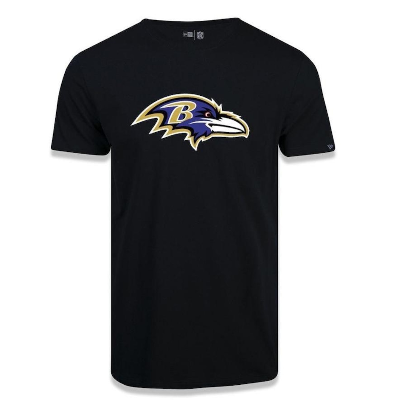 Camiseta New Era Baltimore Ravens Logo Time NFL - Masculina - Foto 1