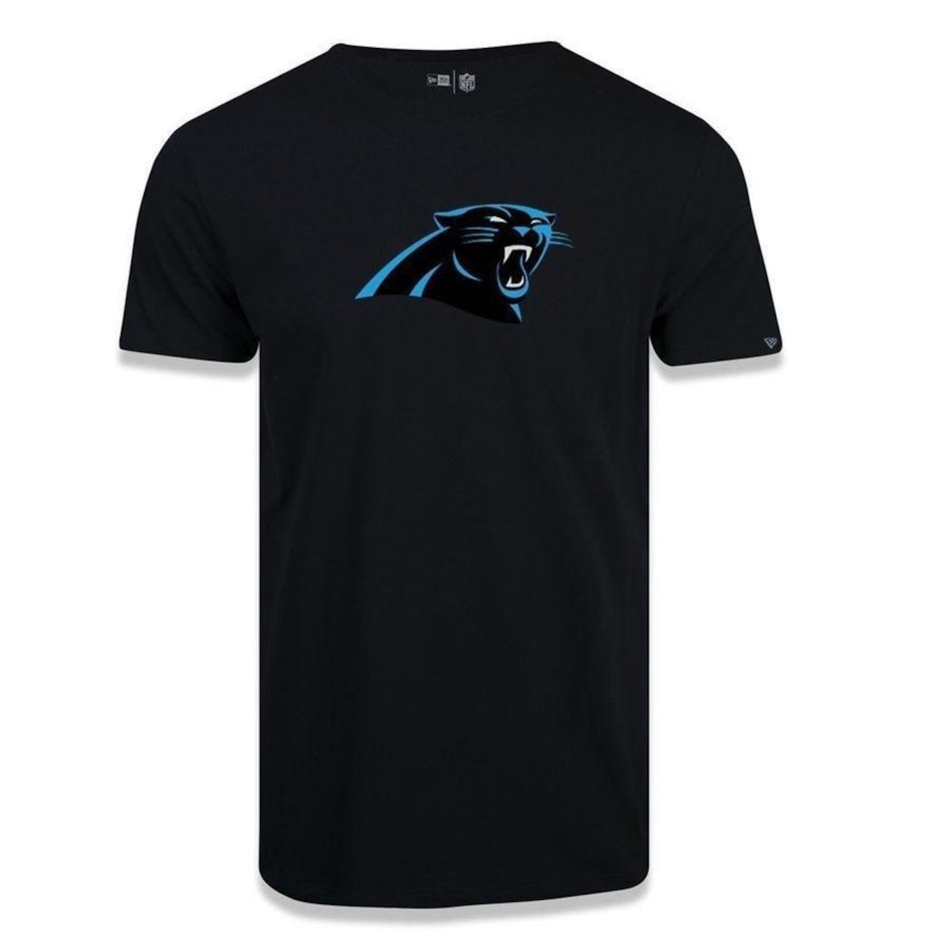 Camiseta New Era Masculina Carolina Panthers Logo Time NFL - Foto 1