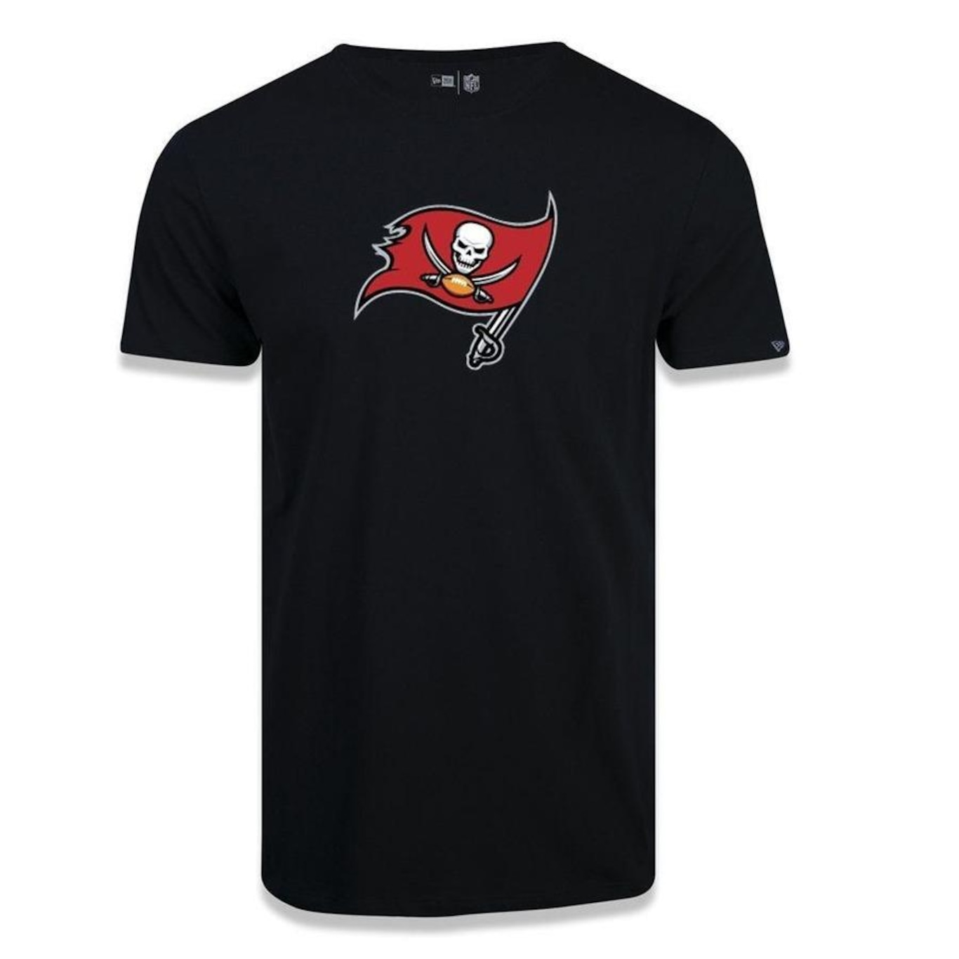 Camiseta New Era Tampa Bay Buccaneers Logo Time - Masculina - Foto 1