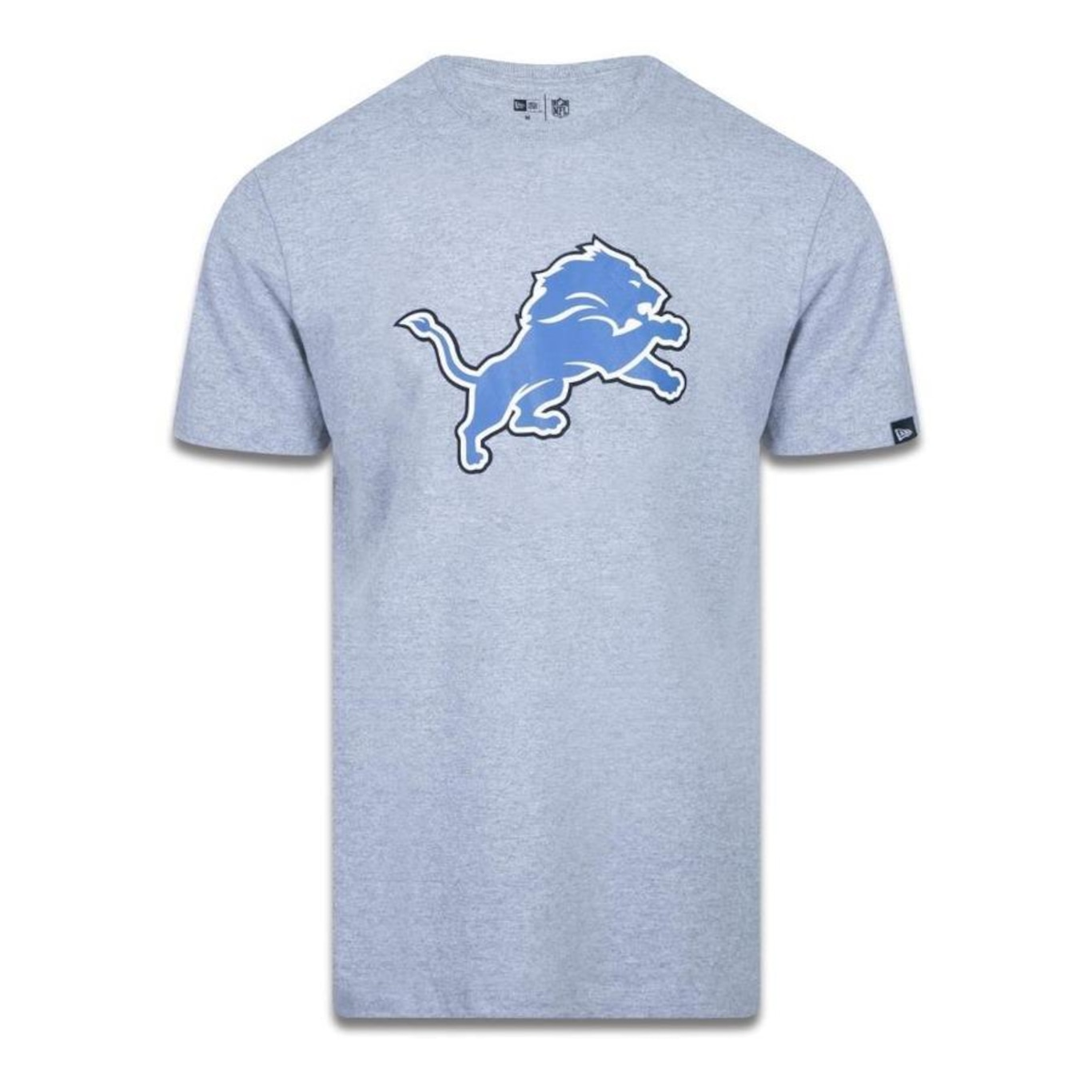 Camiseta New Era Detroit Lions Logo Time NFL - Masculina - Foto 1