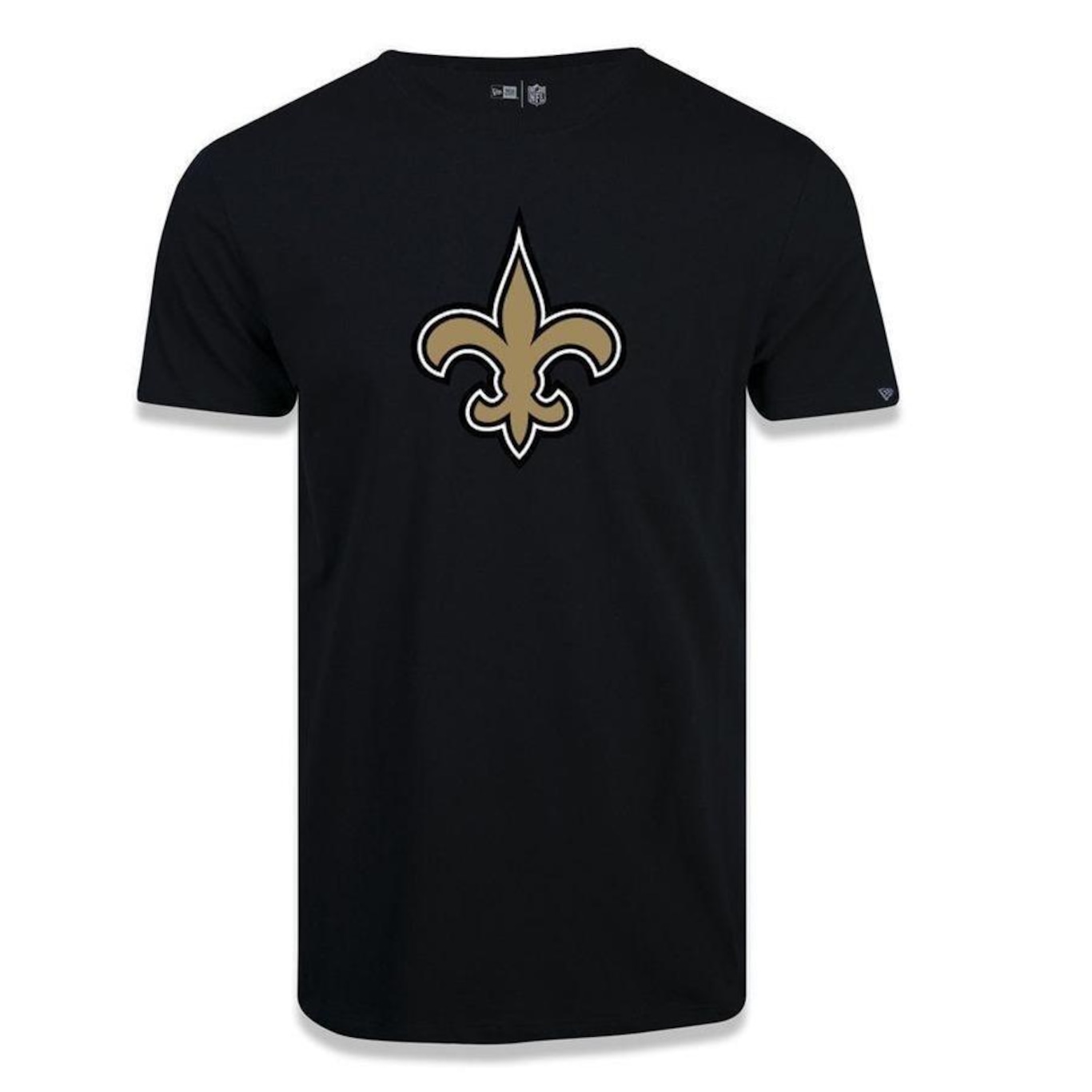 Camiseta New Era Masculina New Orleans Saints Logo Time Nfl - Foto 1