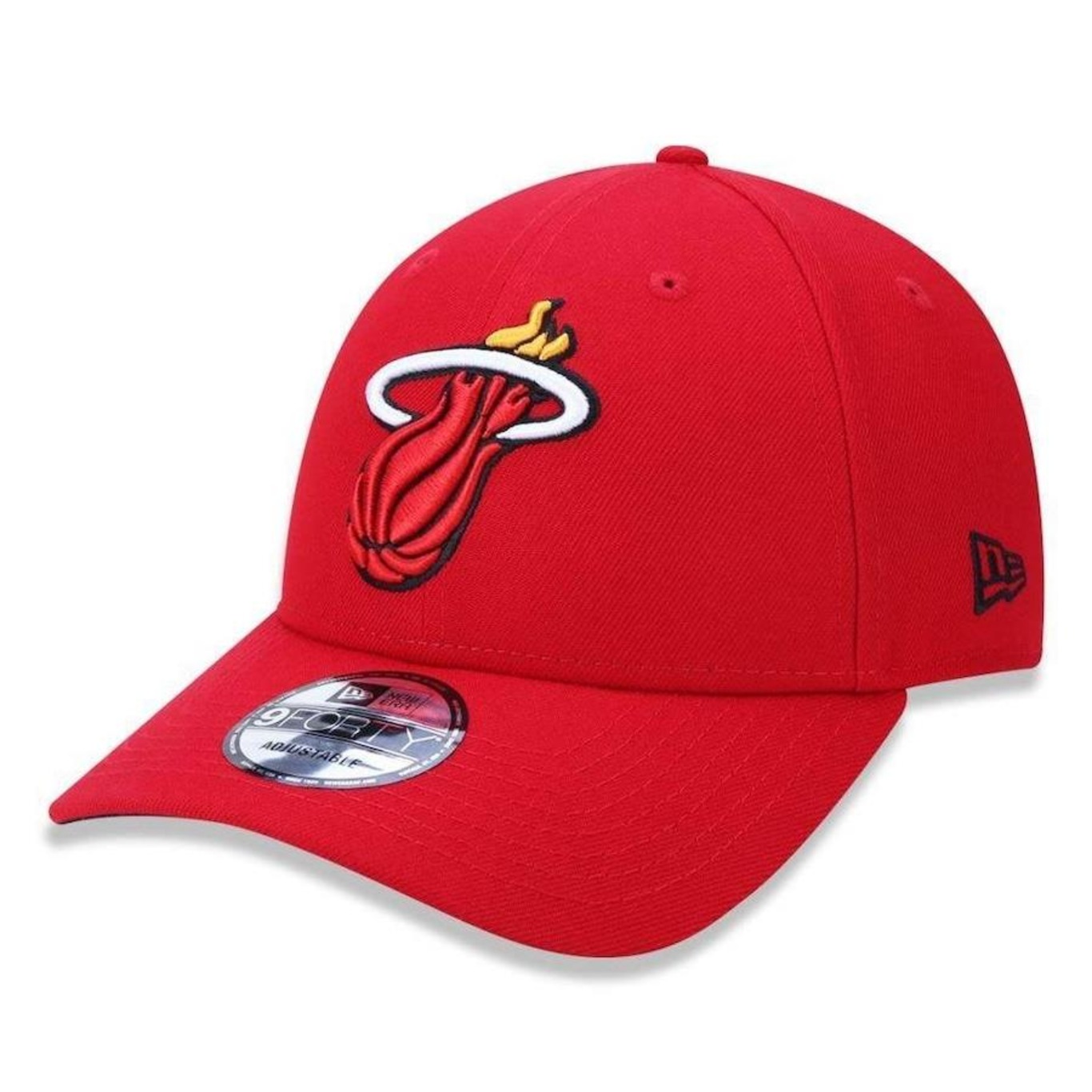 Boné Aba Curva New Era Miami Heat 940 Primary - Snapback - Adulto - Foto 1