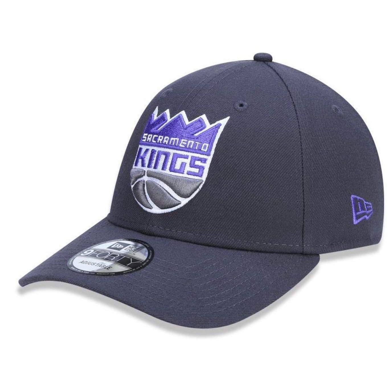 Boné Aba Curva New Era Sacramento Kings 940 Primary - Snapback - Adulto - Foto 1