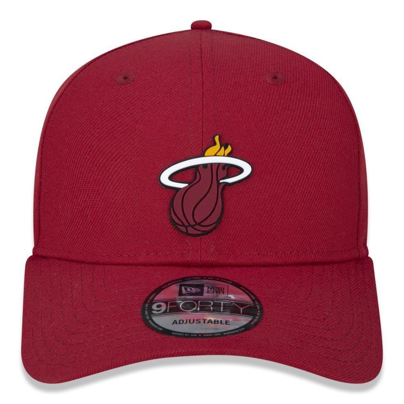 Boné Aba Curva New Era Miami Heat 940 Inner Stripes - Snapback - Adulto - Foto 3