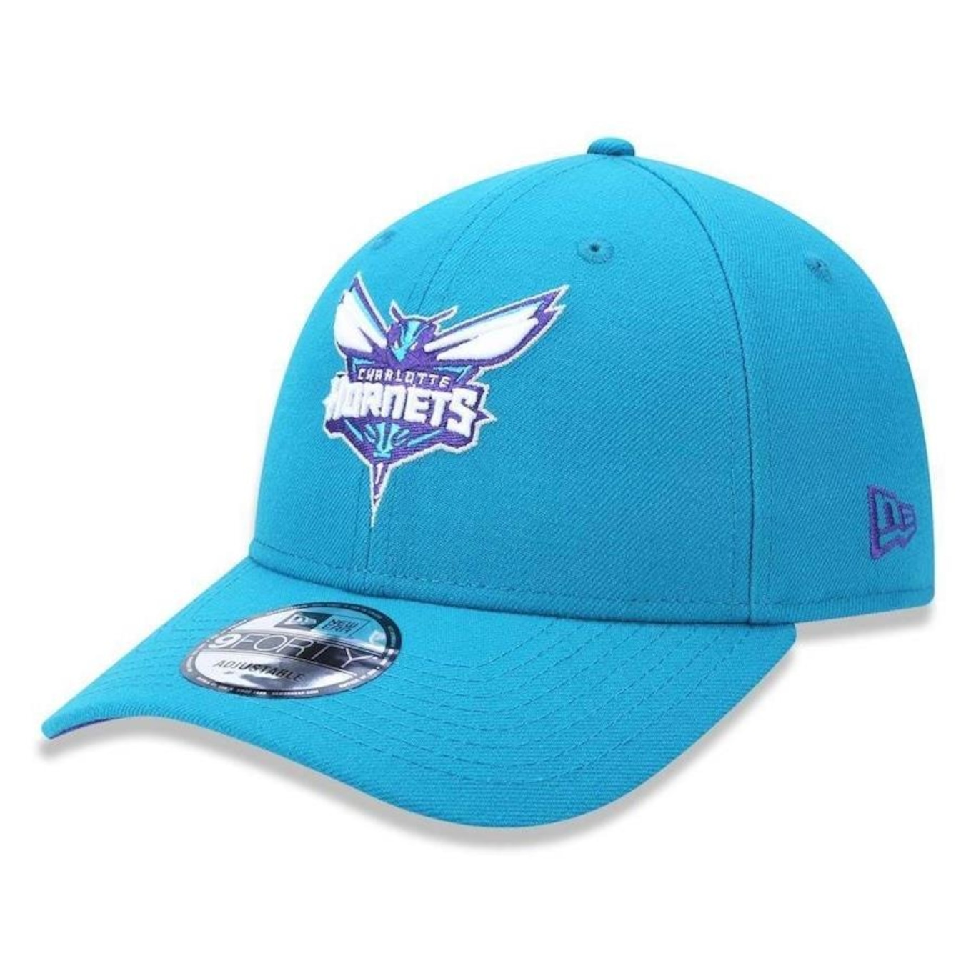 Boné Aba Curva New Era Charlotte Hornets 940 Primary - Snapback - Adulto - Foto 1