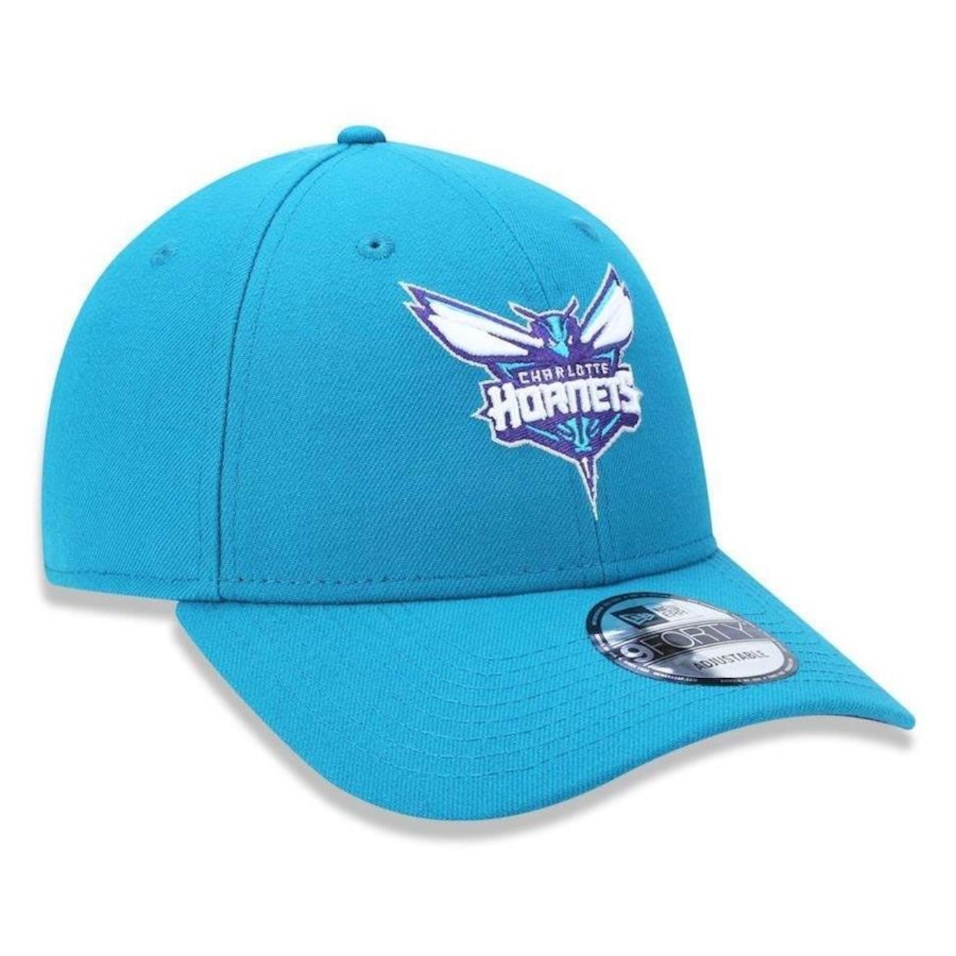 Boné Aba Curva New Era Charlotte Hornets 940 Primary - Snapback - Adulto - Foto 4