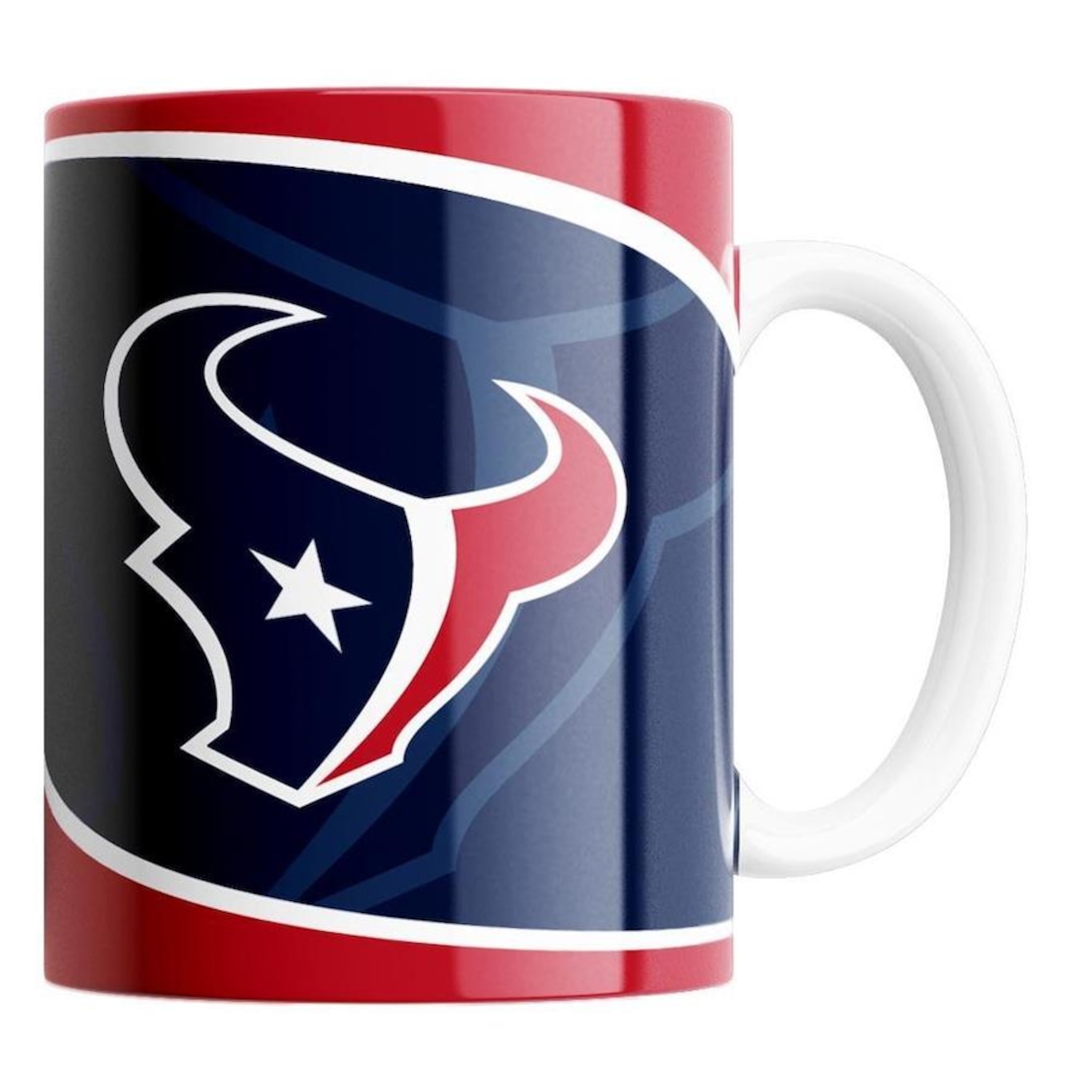 Caneca NFL Houston Texans de Porcelana - 325ml - Foto 1