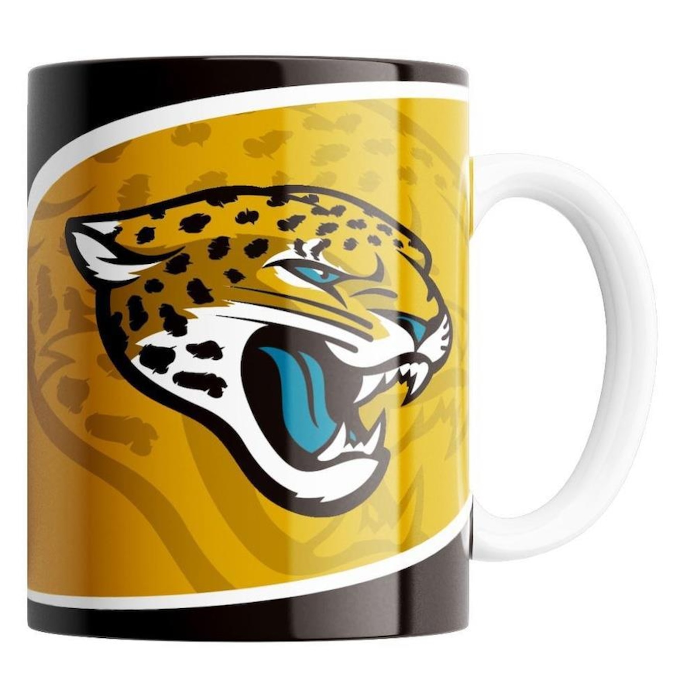 Caneca NFL  Jacksonville Jaguars de Porcelana - 325ml - Foto 1