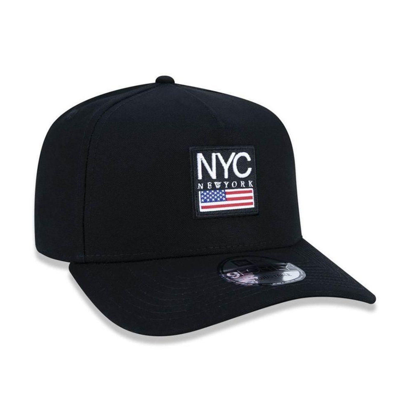 Boné Aba Curva New Era 9Forty A-Frame SN Veranito Cities USA - Snapback - Adulto - Foto 4