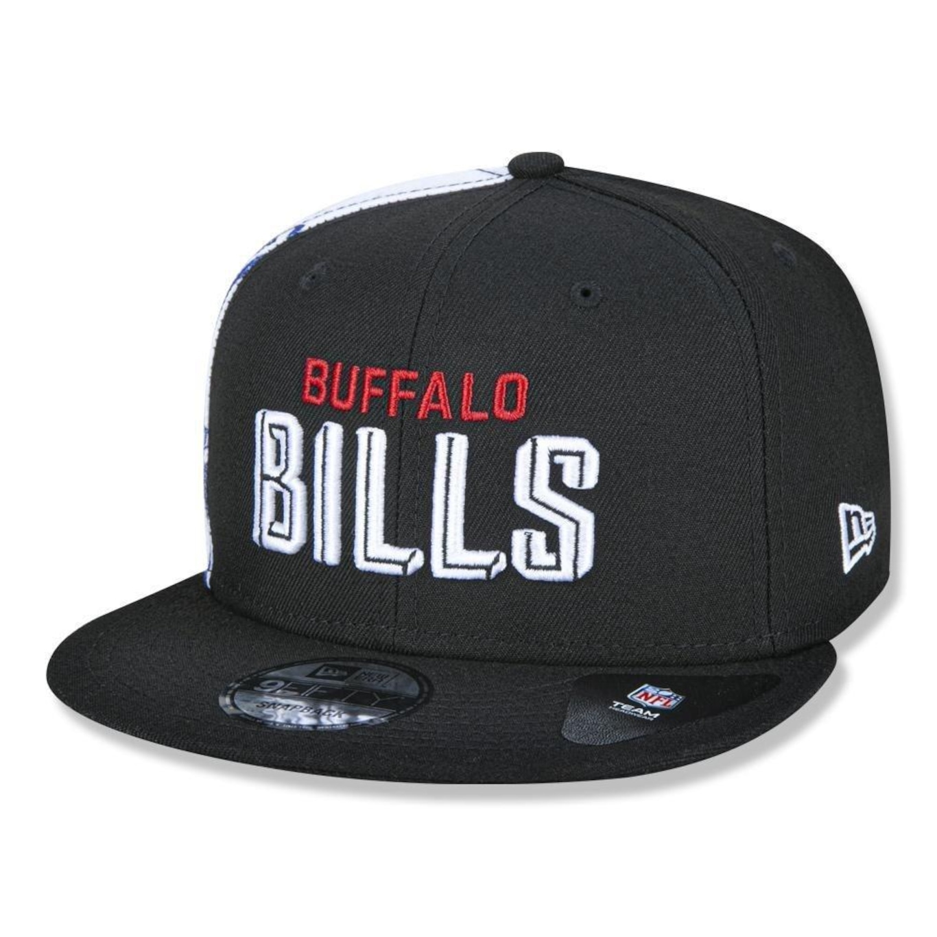 Boné Aba Reta New Era Buffalo Bills 950 Draft Font - Snapback - Adulto - Foto 1