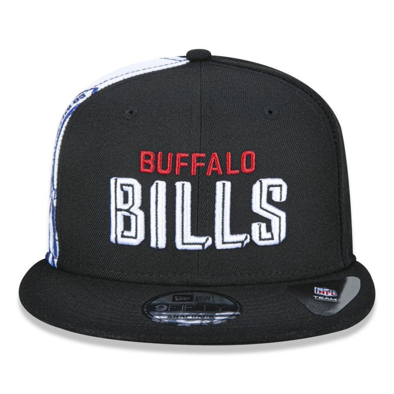 Boné Aba Reta New Era Buffalo Bills 950 Draft Font - Snapback - Adulto - Foto 3