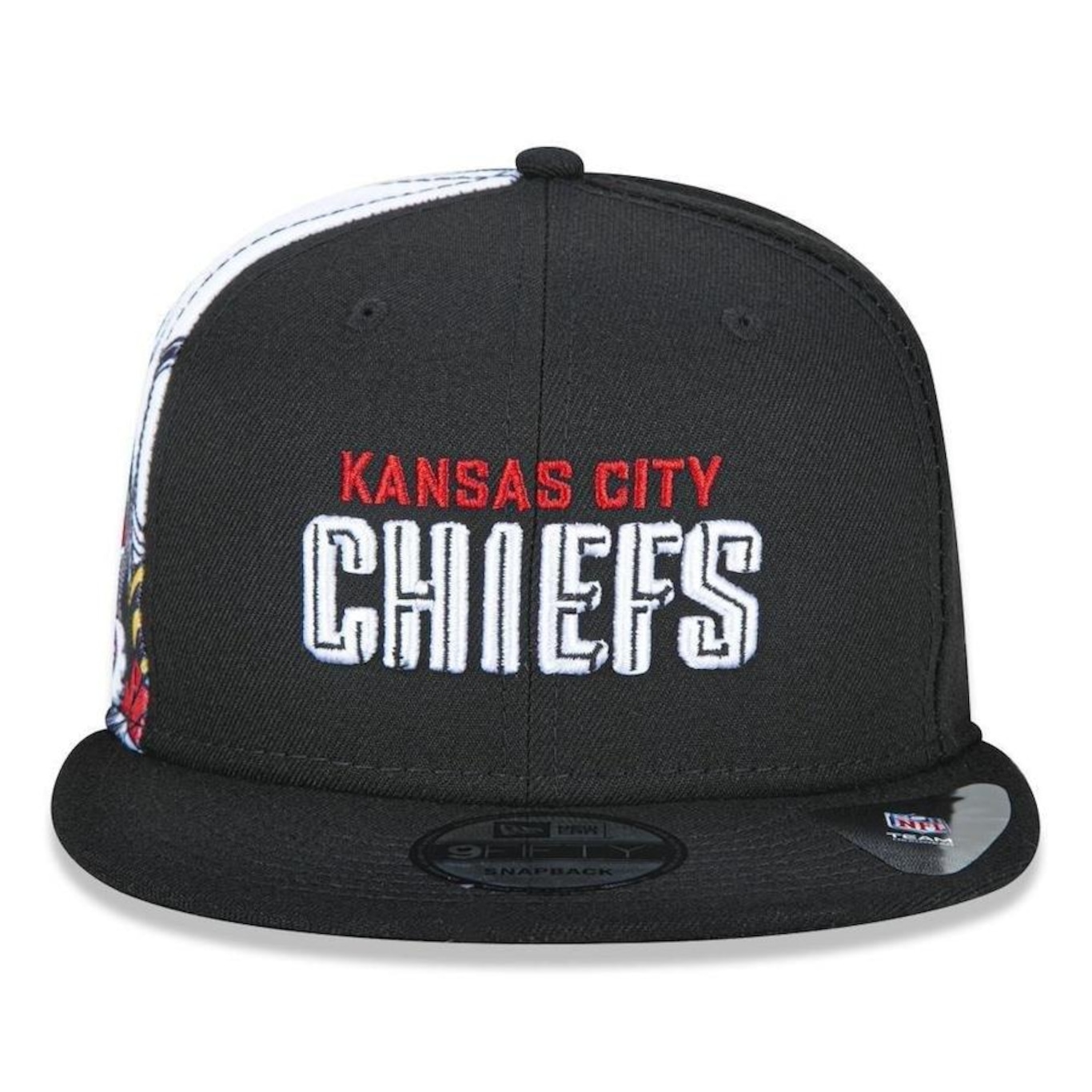 Boné Aba Reta New Era Kansas City Chiefs 950 Draft Font - Ajustável - Adulto - Foto 3