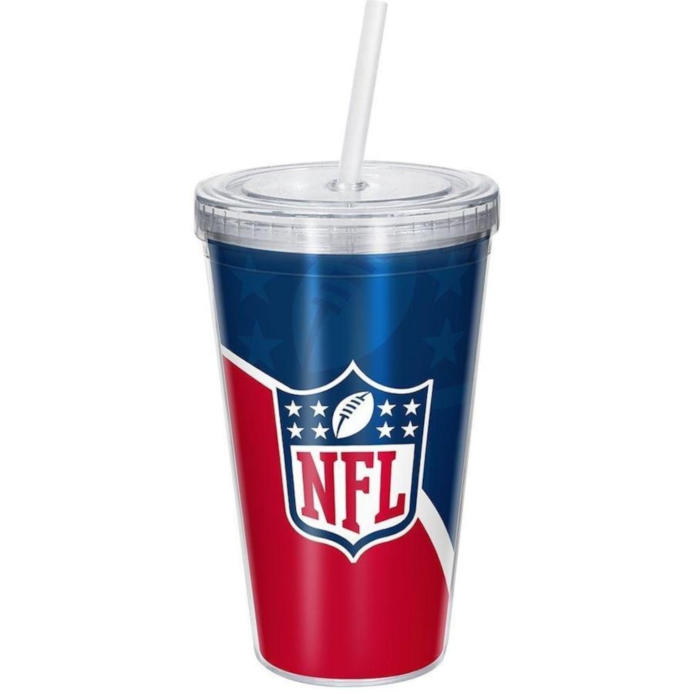 Copo com Canudo NFL Luxo Logo - 450ml - Foto 2